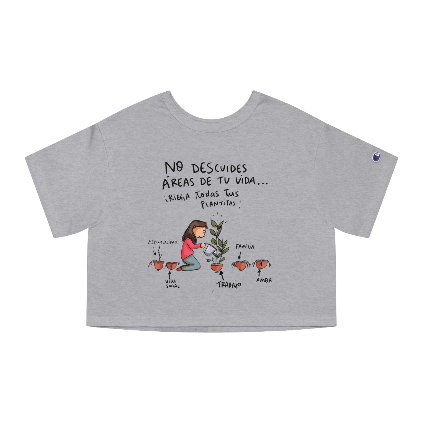 Porque cada día es una nueva oportunidad para brillar. Cropped T-Shirt with Inspirational Design for Women, Casual Wear, Gift for Her, Motivational Tee, Everyday Style