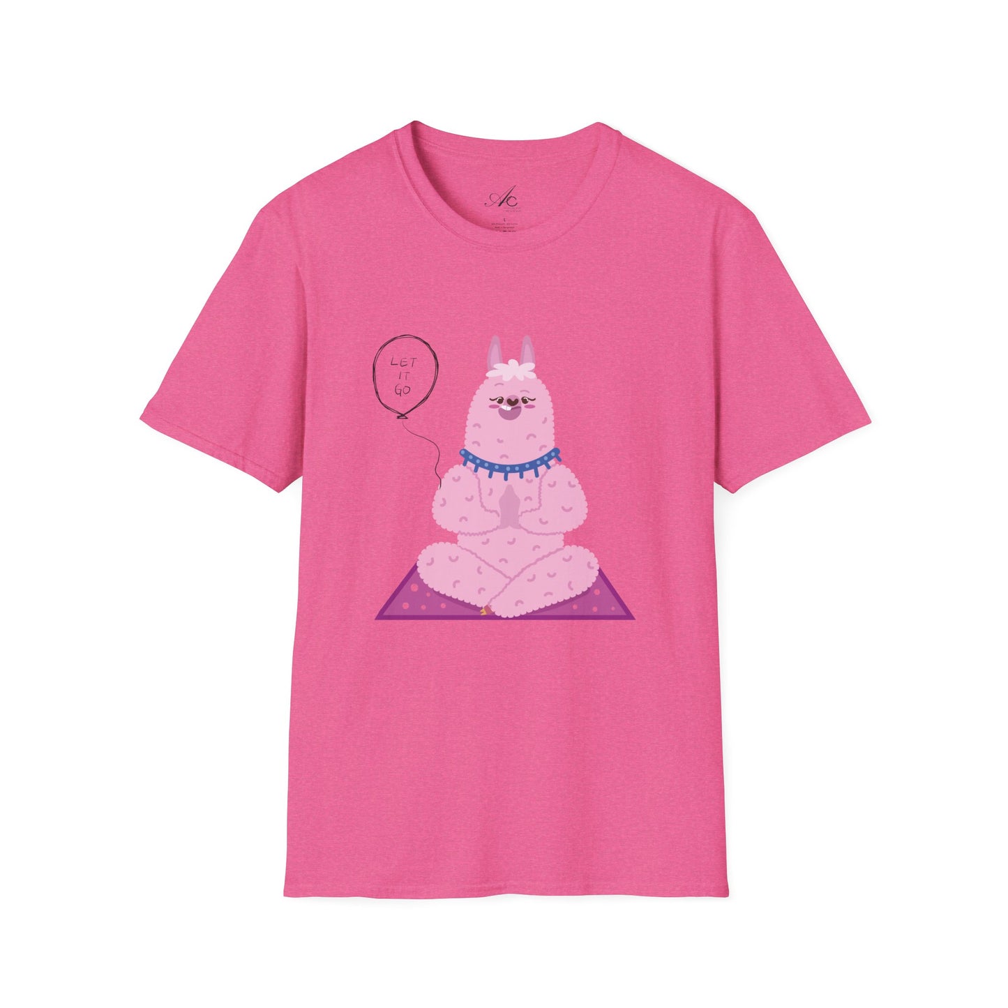 ✨ Let your outfit reflect your inner peace. Meditating Bunny T-Shirt, Softstyle Tee for Relaxation, Chill Vibes Apparel, Perfect Gift for Yoga Lovers, Cute Animal Graphic Tee