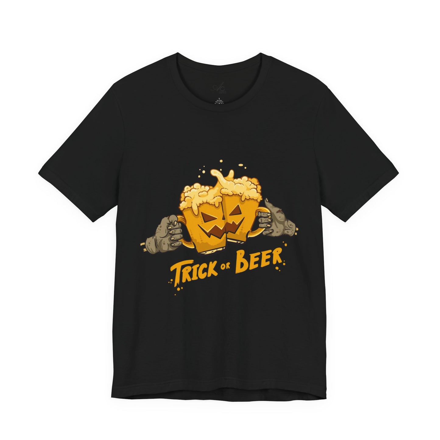 Halloween Beer Tee, Ghostly Fun Shirt, Unisex Graphic T-Shirt, Trick or Treat Apparel, Spooky Celebration Top