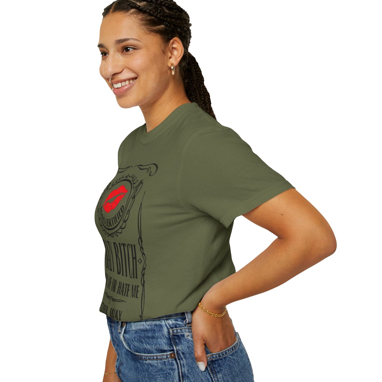 Sarcasm in Style – Funny Graphic Tee" Crazy Bitch Unisex T-Shirt | Fun Casual Wear, Gift for Friends, Birthday Humor Tee, Playful Statement Shirt,