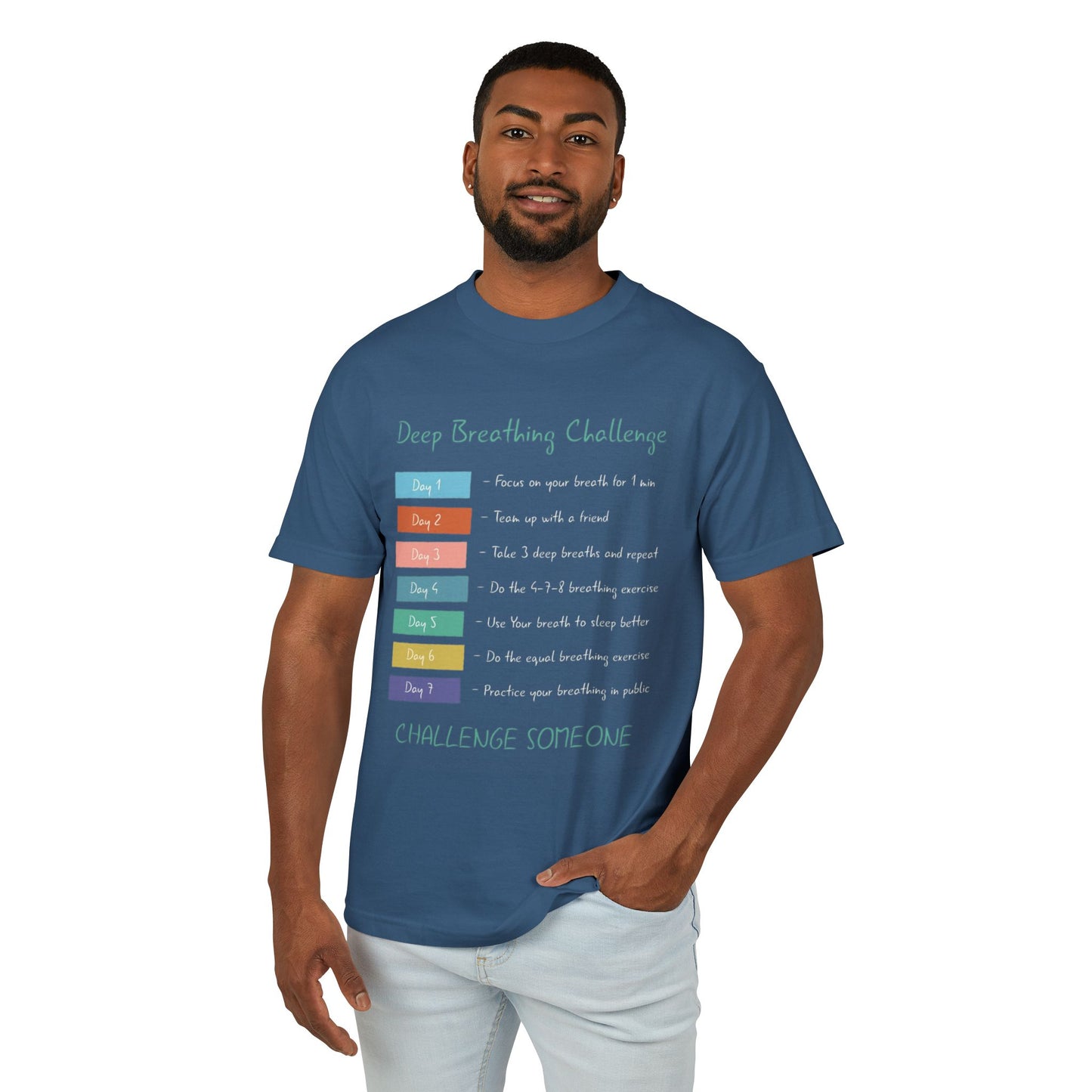 ✨ Let your outfit reflect your inner peace. Mindfulness Reminder Tee - Positive Vibes Everyday, Comfortable Cotton Shirt, Self-Care Gift, Unisex Relaxed Fit, Inspirational Apparel