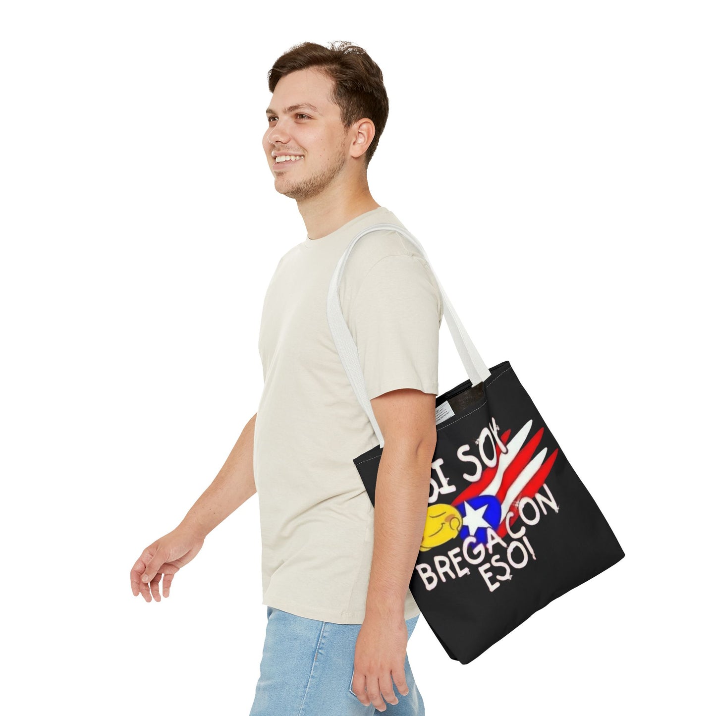 Carry Your Culture – Puerto Rican Pride in Every Step Vibrant Puerto Rican Tote Bag, Beach Bag, Shopping Tote, Travel Bag, Gift for Her, Eco-Friendly Reusable Bag