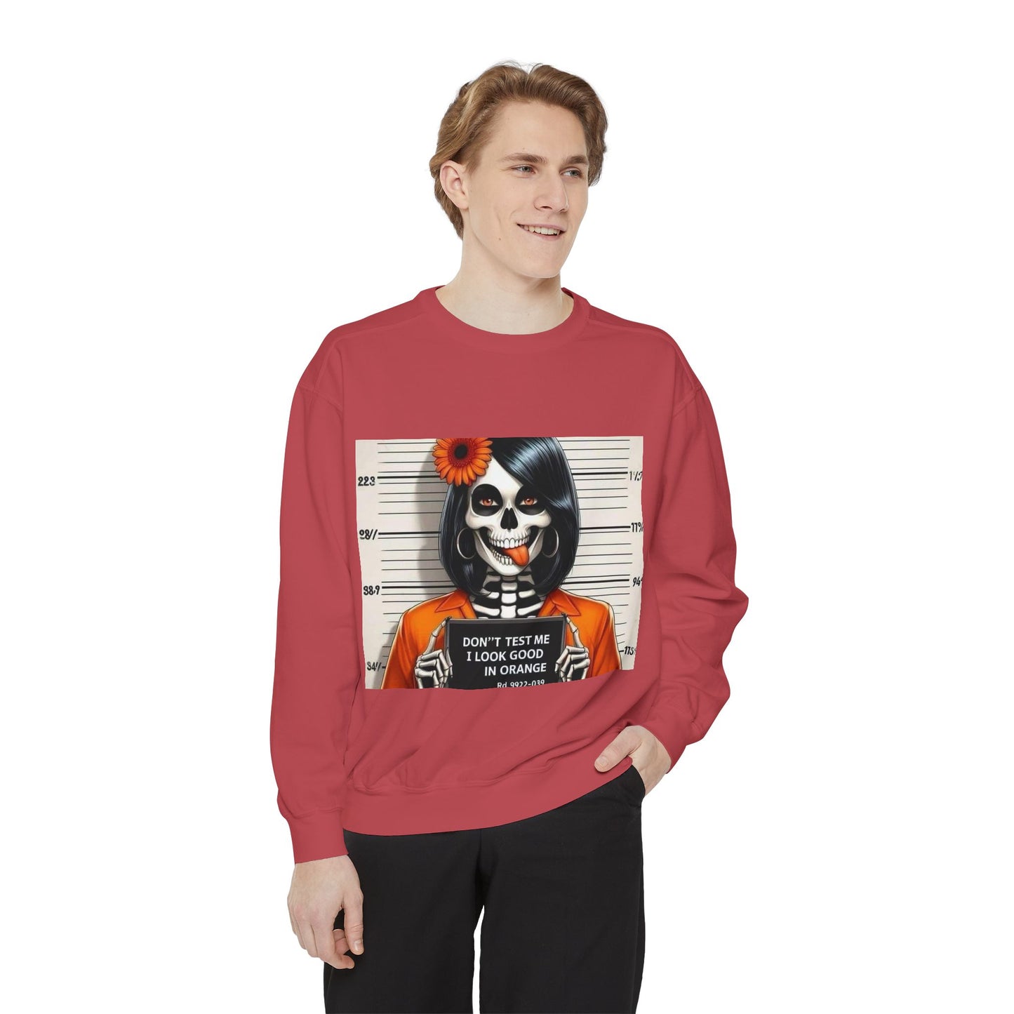 “Too Cool to Be Cold” Funny Sweater Unisex Skull Sweatshirt with Quote | Cozy Halloween Fashion, Gift for Fall Celebrations,