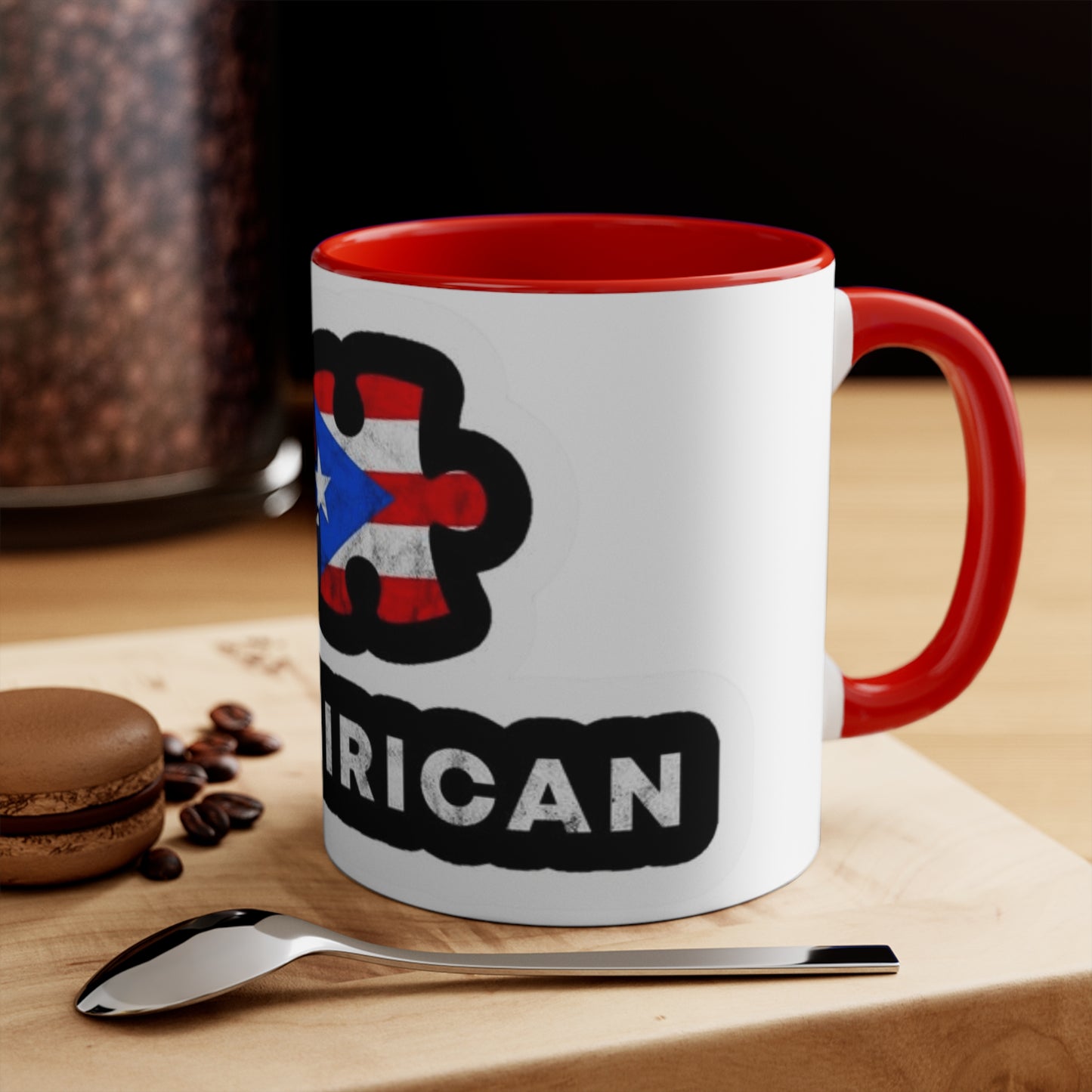 Boricua and Dominicano Caribbean Heritage Drinkware Accent Mugs