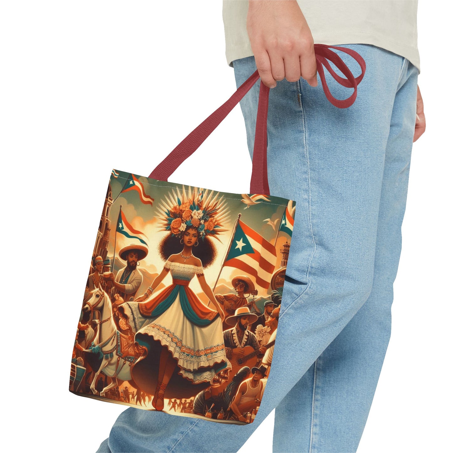 Puerto Rico Design Tote Bags Tote Bag (AOP)