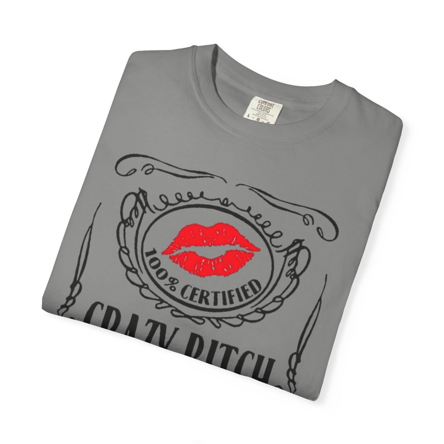 Sarcasm in Style – Funny Graphic Tee" Crazy Bitch Unisex T-Shirt | Fun Casual Wear, Gift for Friends, Birthday Humor Tee, Playful Statement Shirt,