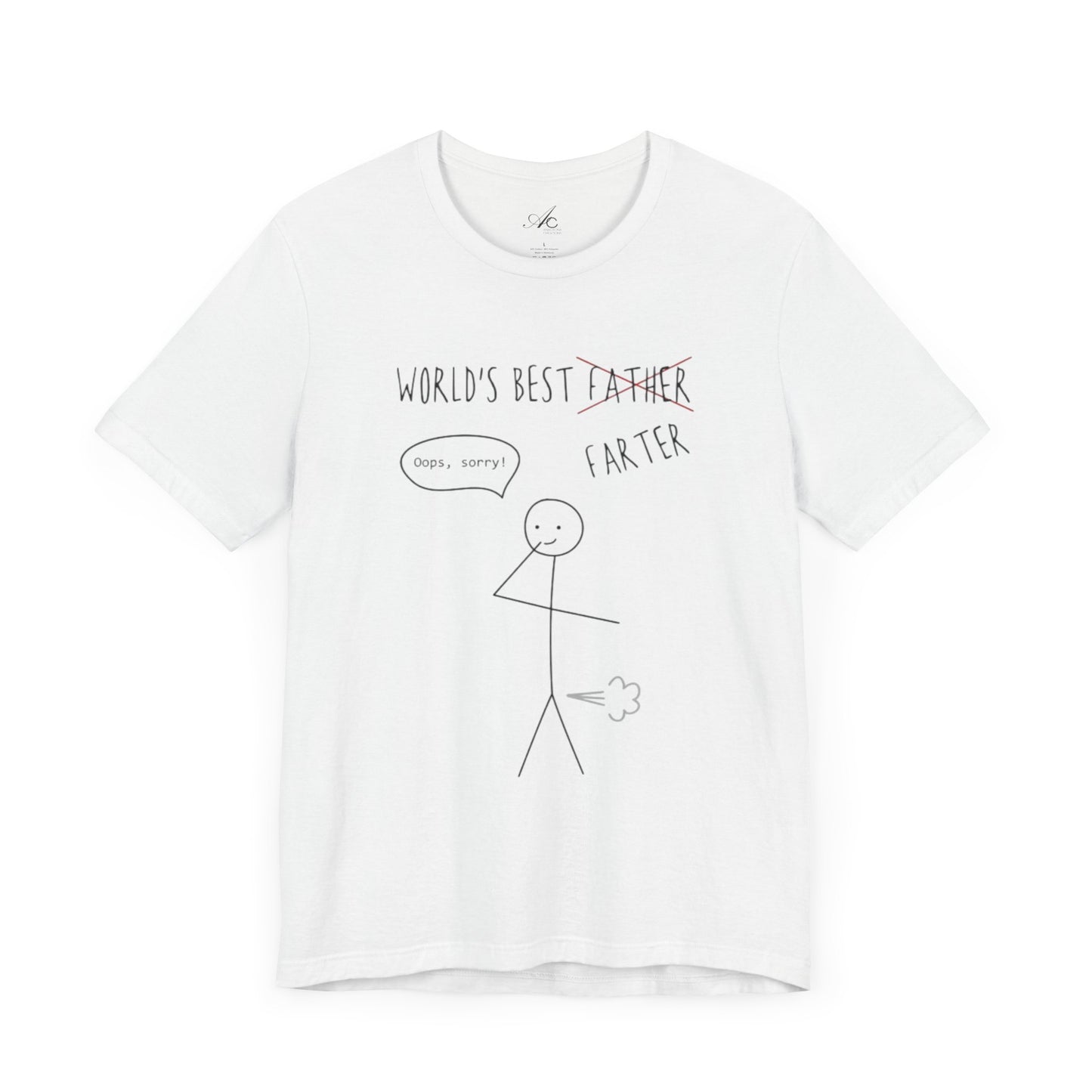 Funny Unisex T-Shirt for Dad, World's Best Farter Tee, Best Dad Ever Shirt, Gift for Father's Day, Dad Humor Apparel