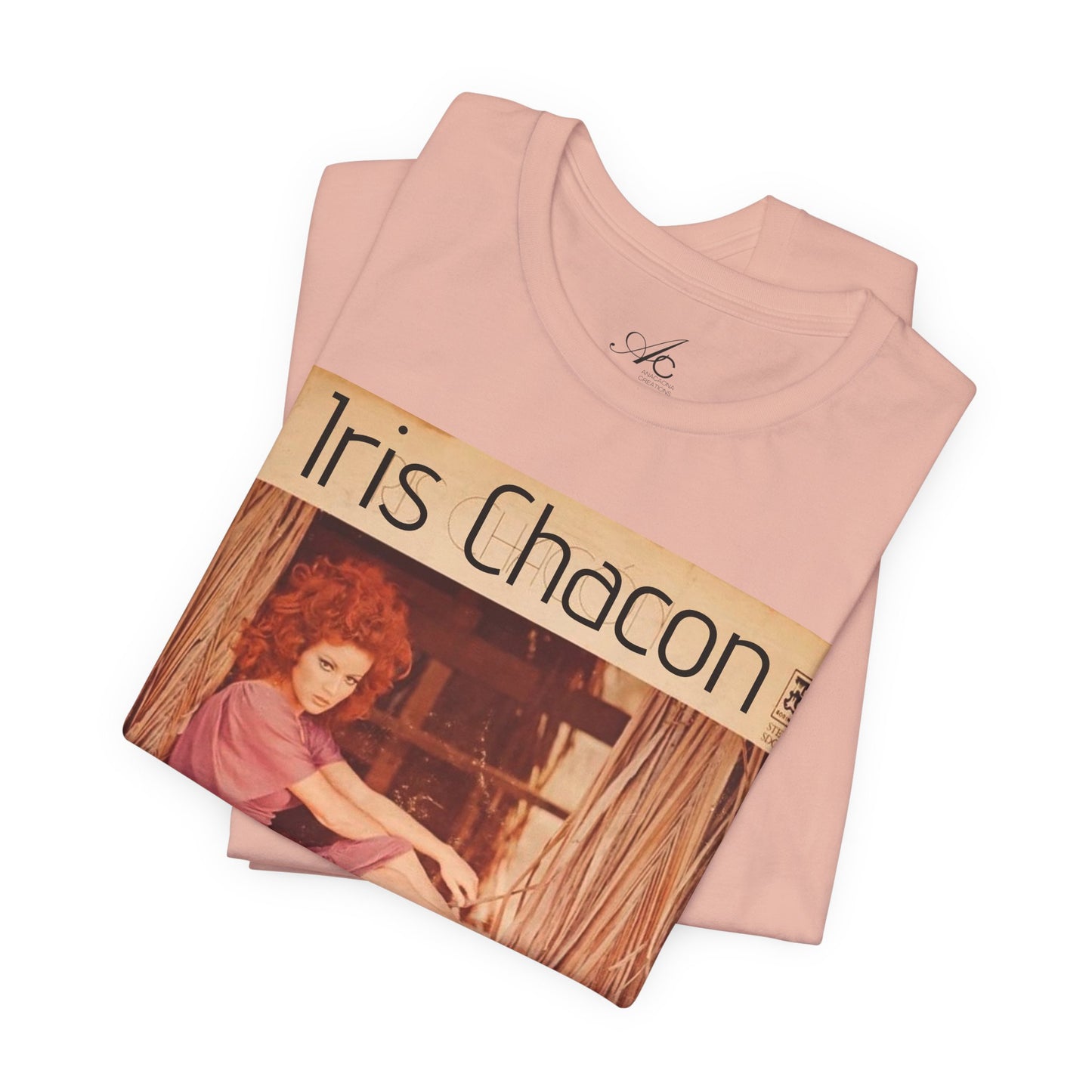 Retro Iris Chacon Unisex Tee, Vintage Music Shirt, Bohemian T-Shirt, Gift for Her, 90s Style Top