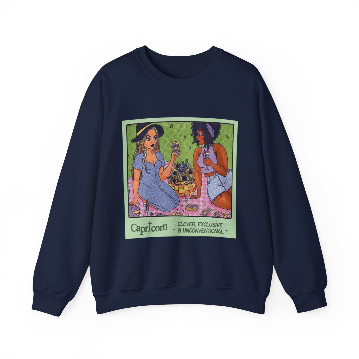 Spooky Vibes Only" Halloween Sweater Capricorn Vibes Crewneck Sweatshirt, Cozy Unisex Apparel, Astrology Gift, Casual Layering Top