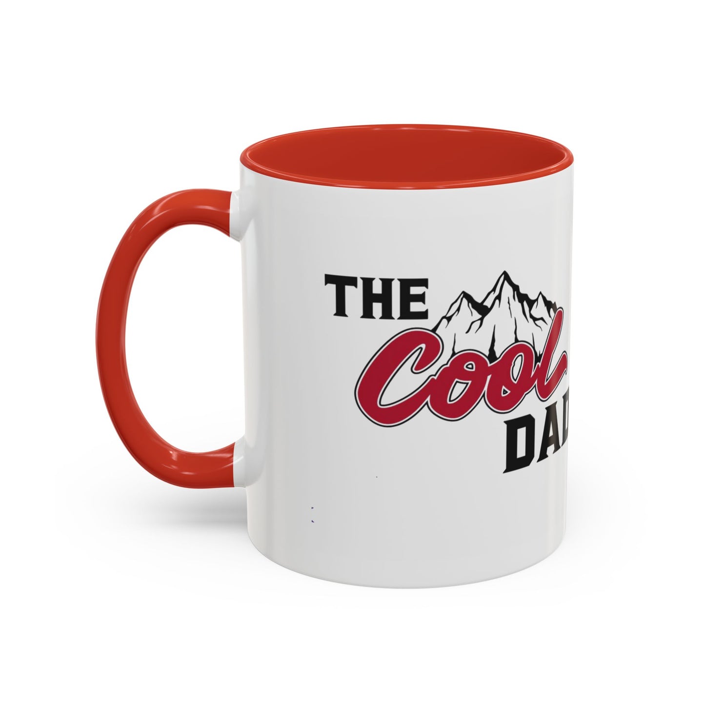 Cool Dad Mountain Accent Coffee Mug – Father’s Day Gift, Birthday Mug, Adventure-Themed Cup (11oz)