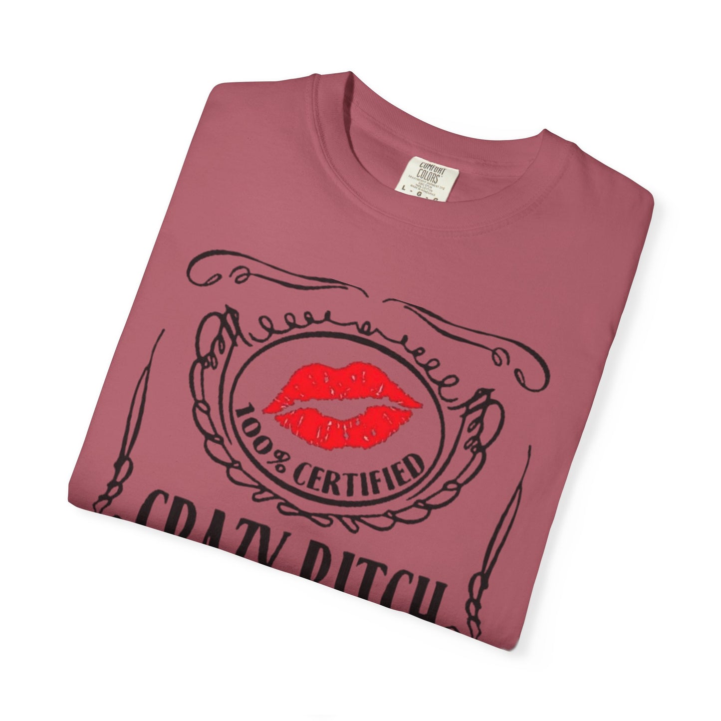 Sarcasm in Style – Funny Graphic Tee" Crazy Bitch Unisex T-Shirt | Fun Casual Wear, Gift for Friends, Birthday Humor Tee, Playful Statement Shirt,