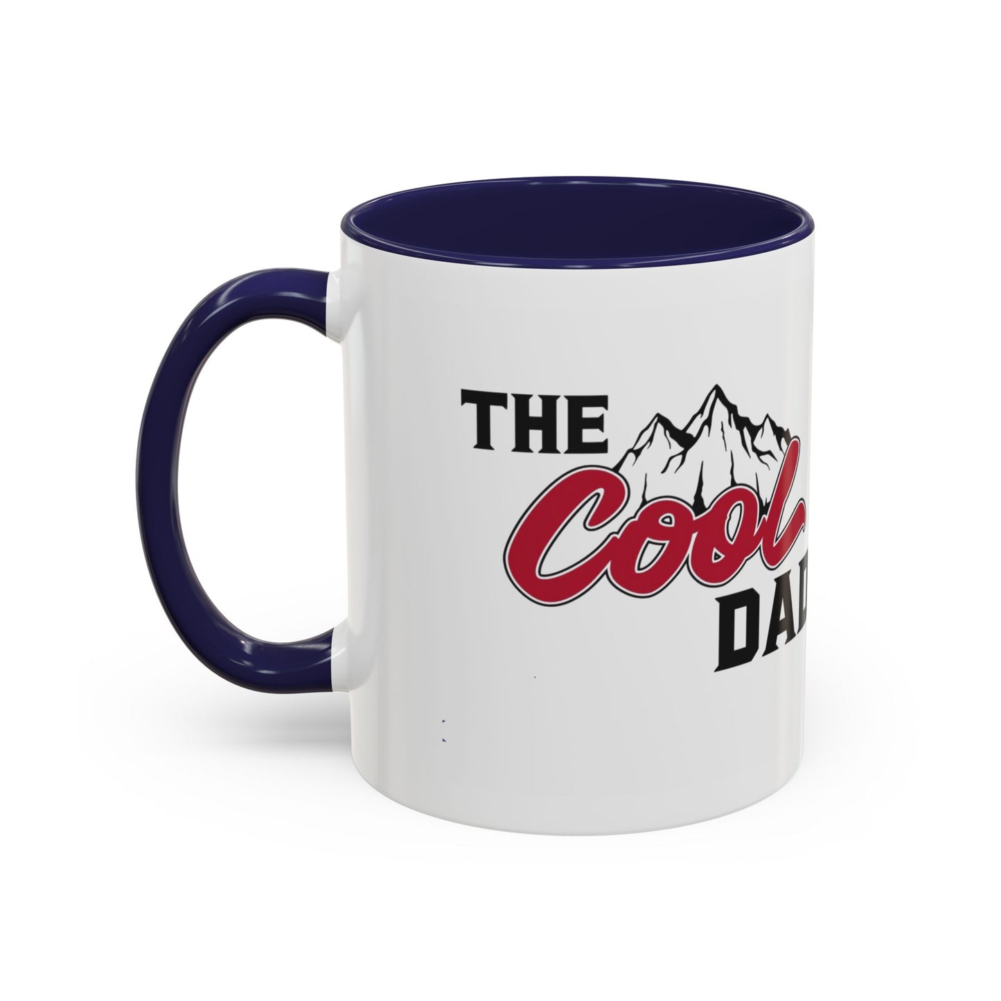Cool Dad Mountain Accent Coffee Mug – Father’s Day Gift, Birthday Mug, Adventure-Themed Cup (11oz)