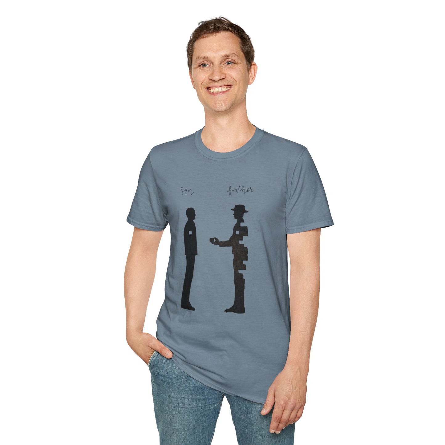 Father and Son Connection TShirt Family Gift Dad Shirt Unisex Tee Meaningful Apparel Fathers Day Family Bonding