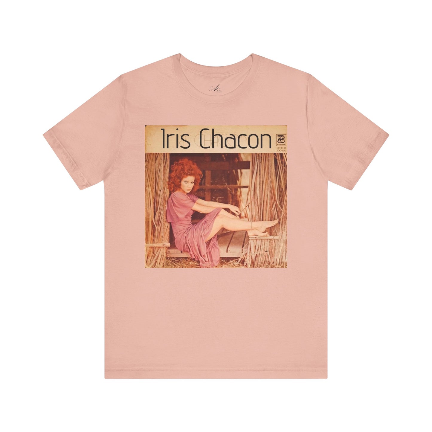 Retro Iris Chacon Unisex Tee, Vintage Music Shirt, Bohemian T-Shirt, Gift for Her, 90s Style Top