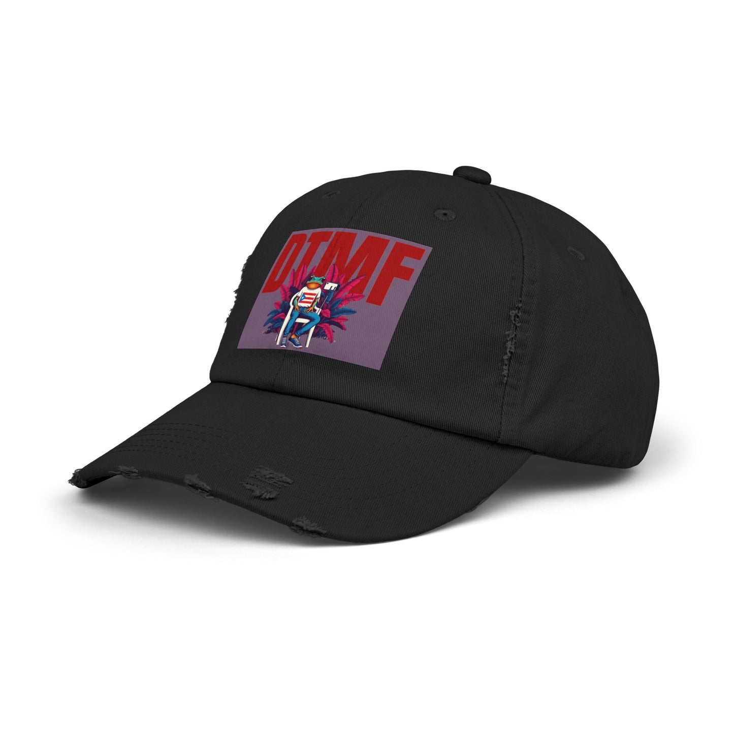 Puerto Rican Flag Distressed Cap – Cultural Pride Hat, Unisex Vintage Baseball Cap, Adjustable Boricua Heritage Apparel