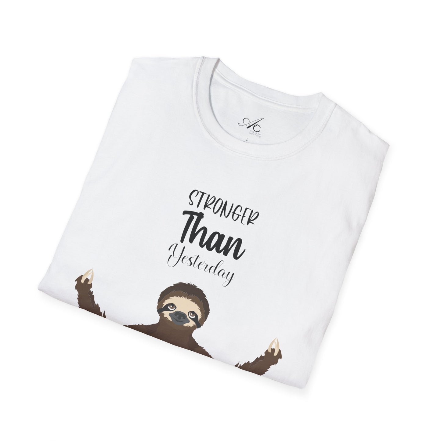 🧘♀️ Wear Your Peace. - Unisex Softstyle Tee, Funny Gift for Lazy Days, Quirky Casual Wear, Perfect for Birthdays, Relaxation Vibes