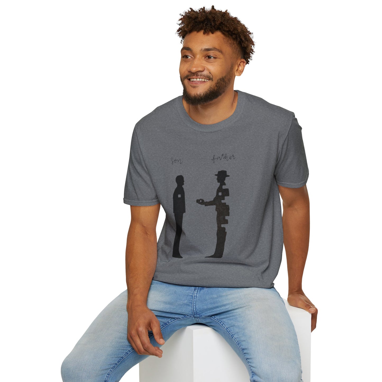 Father and Son Connection TShirt Family Gift Dad Shirt Unisex Tee Meaningful Apparel Fathers Day Family Bonding