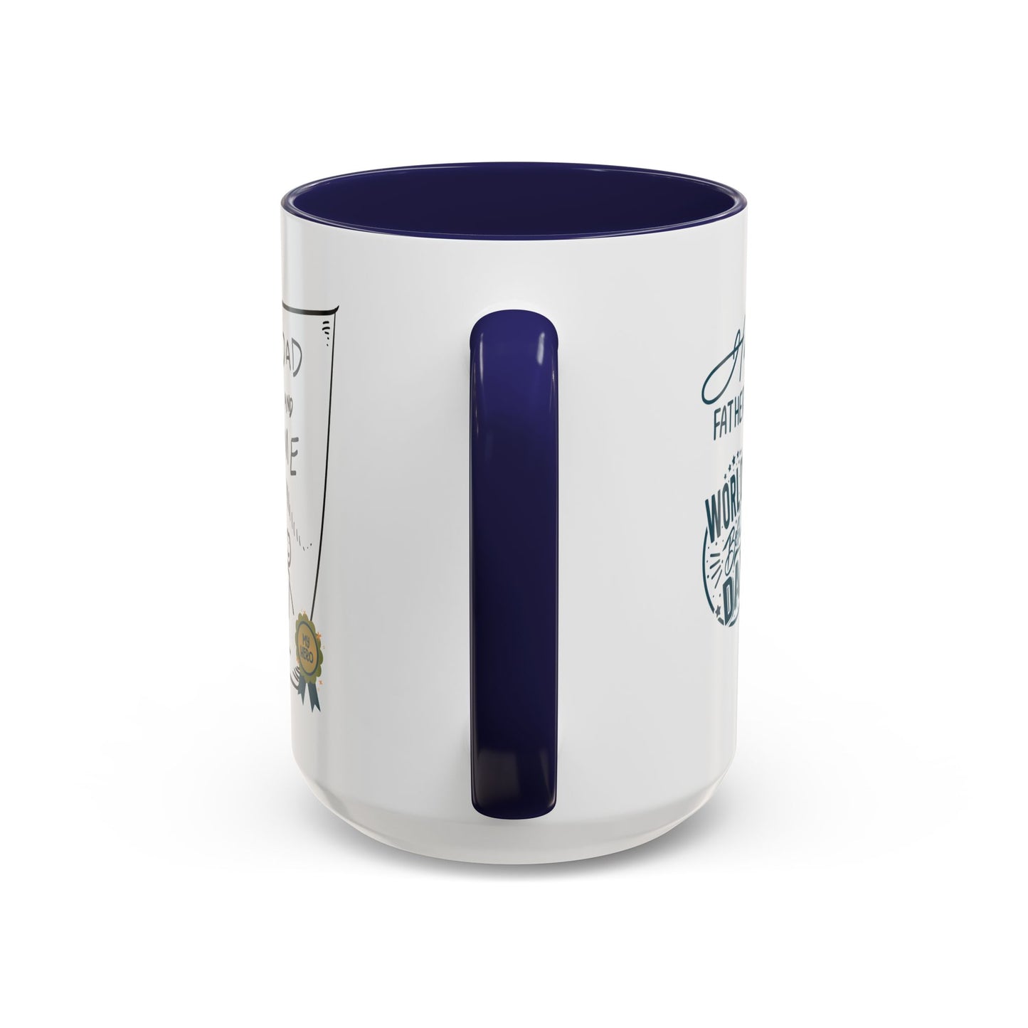 Best Dad Mug Masculine Design Mug Sentimental Fathers Gift Accent Coffee Mug (11, 15oz)