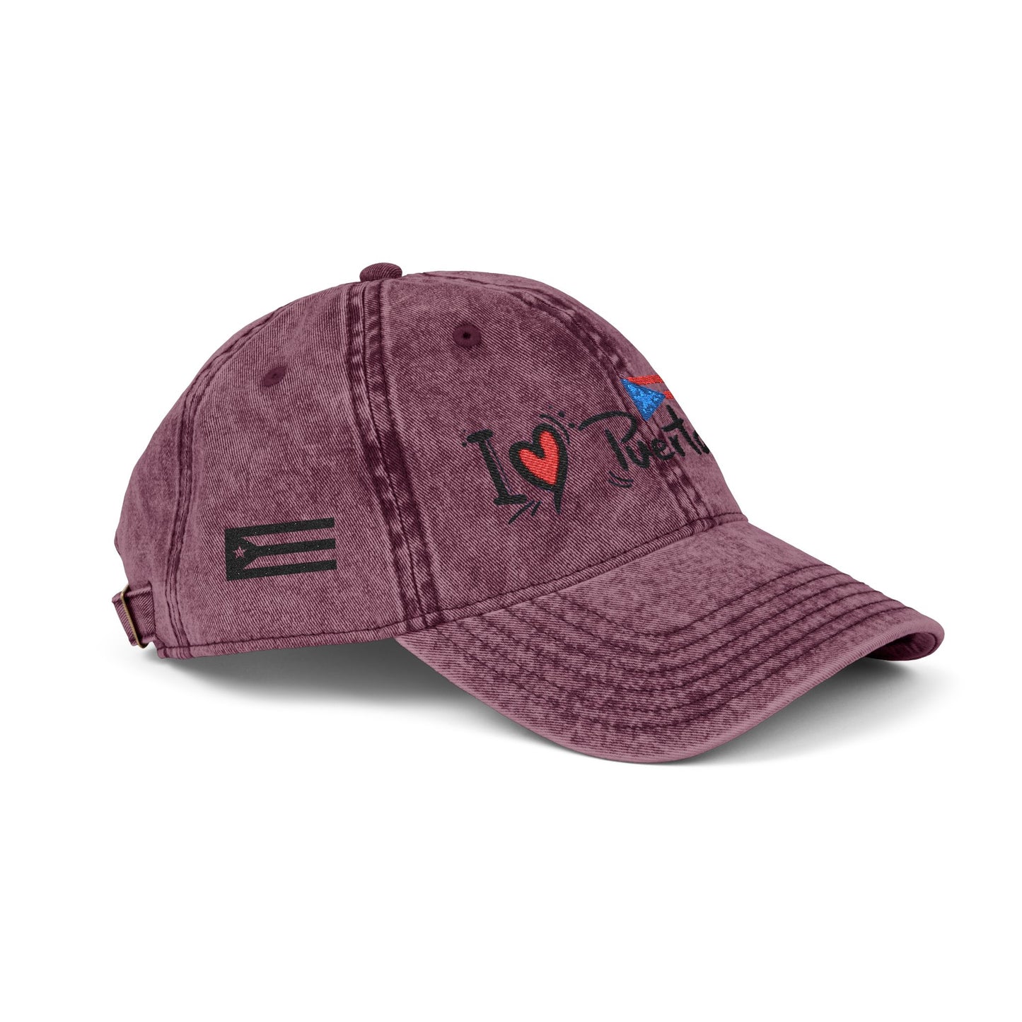 Puerto Rico Accessories Boricua Apparel Outdoor Adventure Hat, Gift for Hikers, Campers, Casual Style, Unisex Red Cap