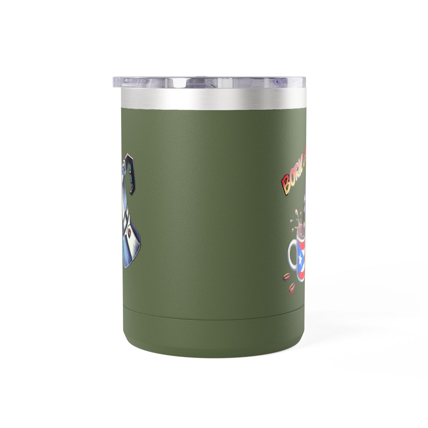 Puerto Rican Coffee Mug Tumbler, 15oz | Great Gift for Coffee Lovers, Unique Kitchen Decor, Perfect for Birthdays & Holidays