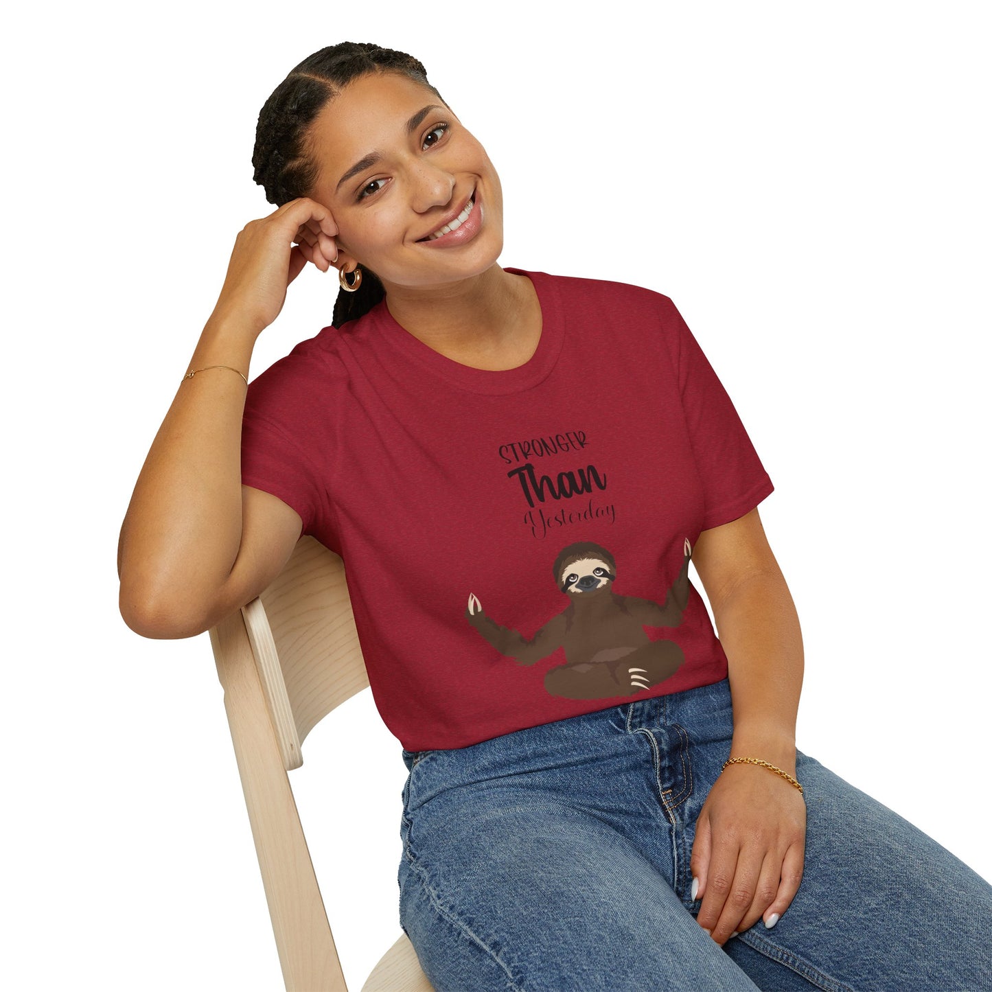 🧘♀️ Wear Your Peace. - Unisex Softstyle Tee, Funny Gift for Lazy Days, Quirky Casual Wear, Perfect for Birthdays, Relaxation Vibes
