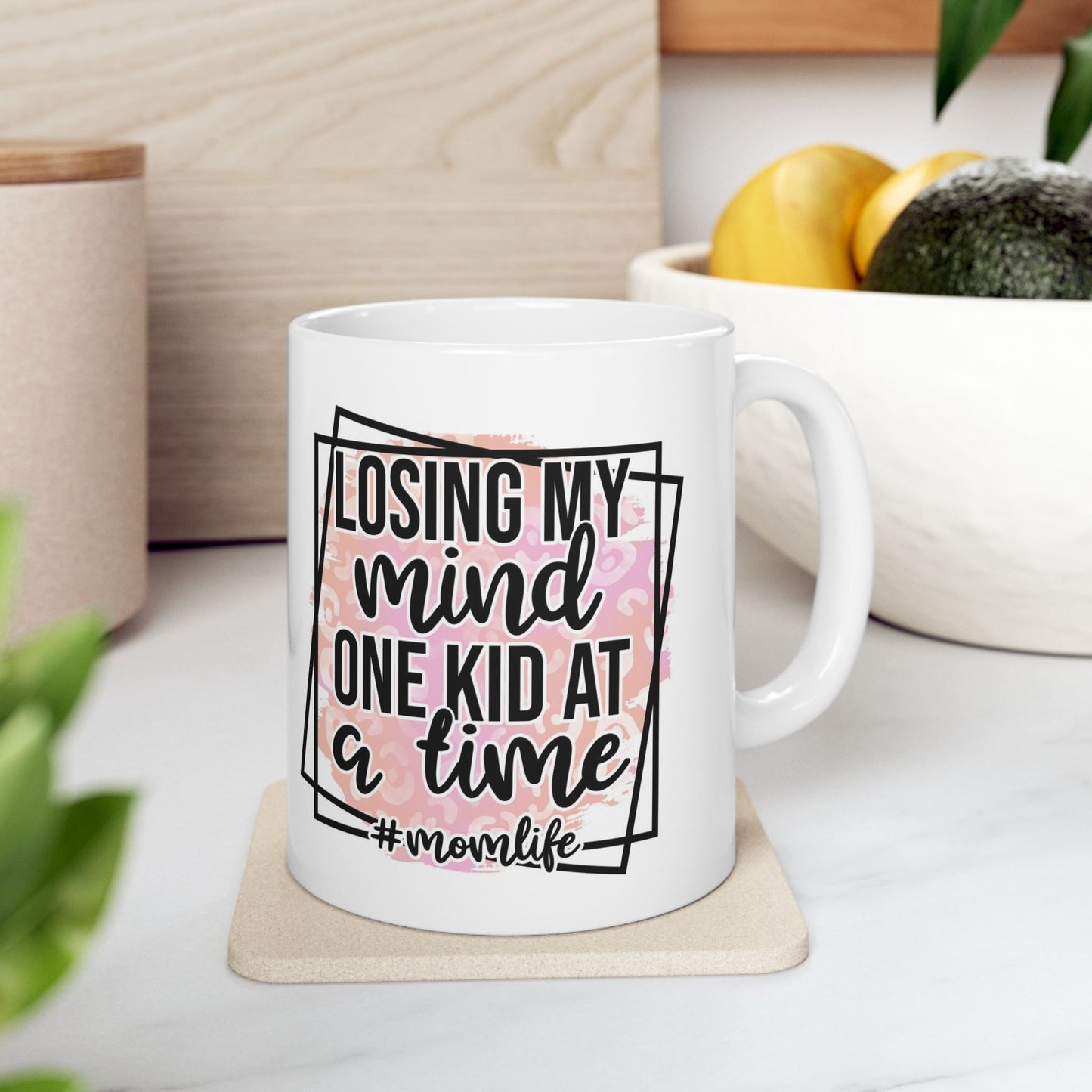 Mindful Moments Ceramic Mug, Coffee Lover Gift, Relaxation Mug, Self-Care Ceramic Cup, Motivational Quote Mug