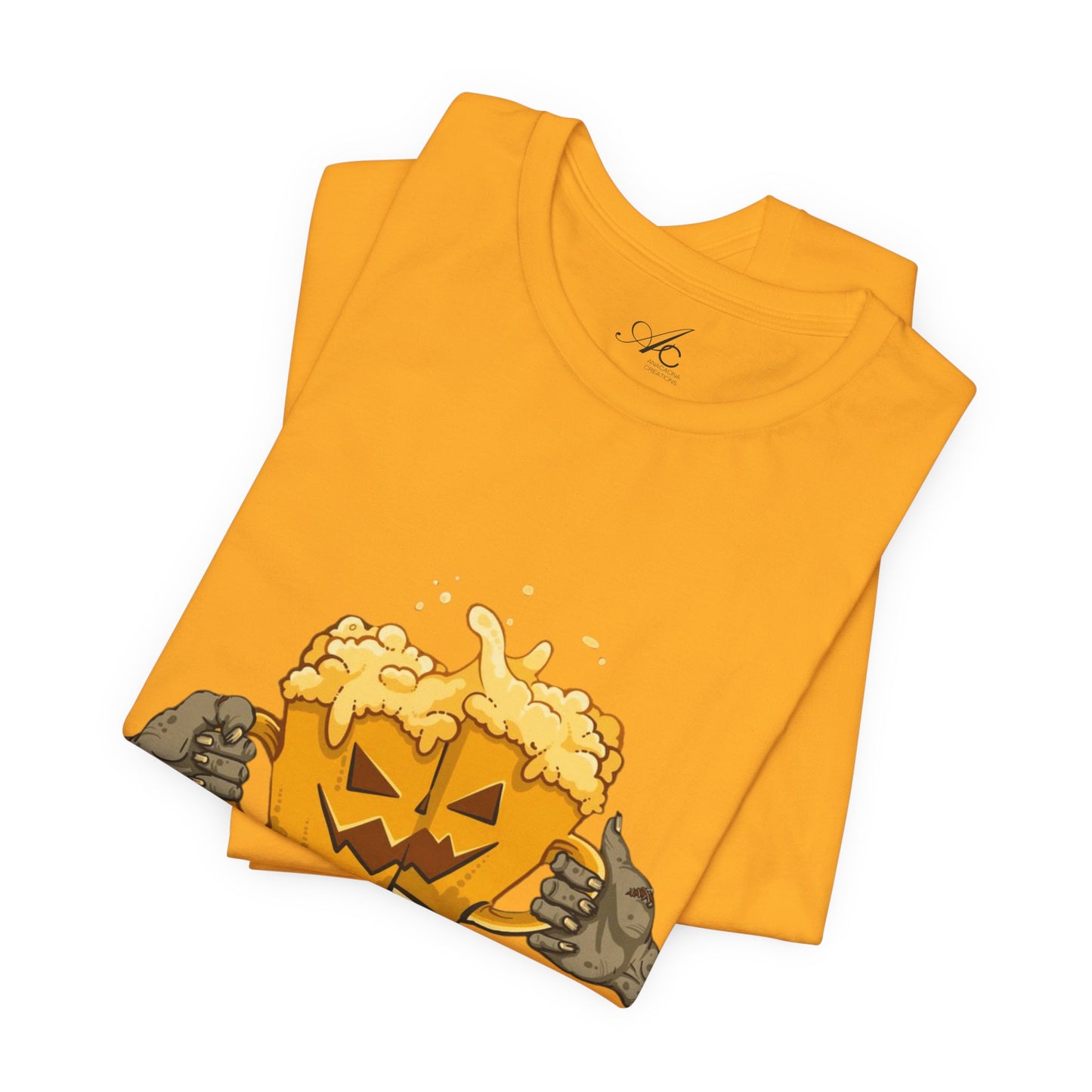Halloween Beer Tee, Ghostly Fun Shirt, Unisex Graphic T-Shirt, Trick or Treat Apparel, Spooky Celebration Top