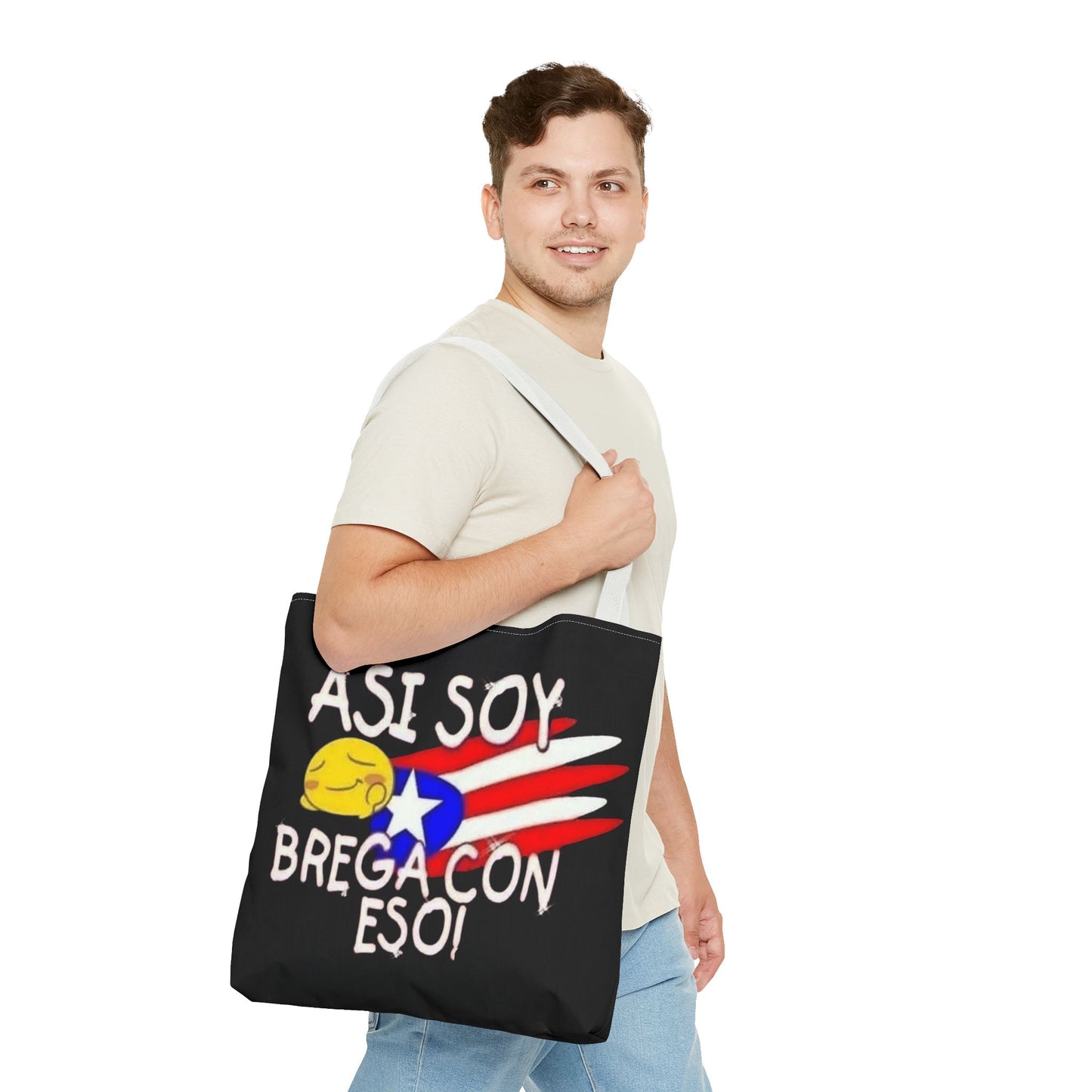 Carry Your Culture – Puerto Rican Pride in Every Step Vibrant Puerto Rican Tote Bag, Beach Bag, Shopping Tote, Travel Bag, Gift for Her, Eco-Friendly Reusable Bag