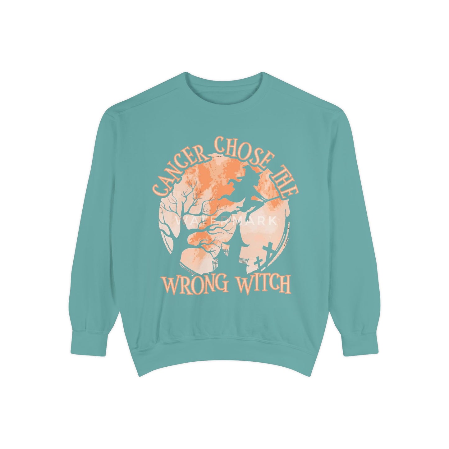 Cancer Chose the Wrong Witch Sweatshirt, Unisex Cozy Crewneck, Gift for Astrology Lovers, Witchy Style Apparel, Spiritual Gift