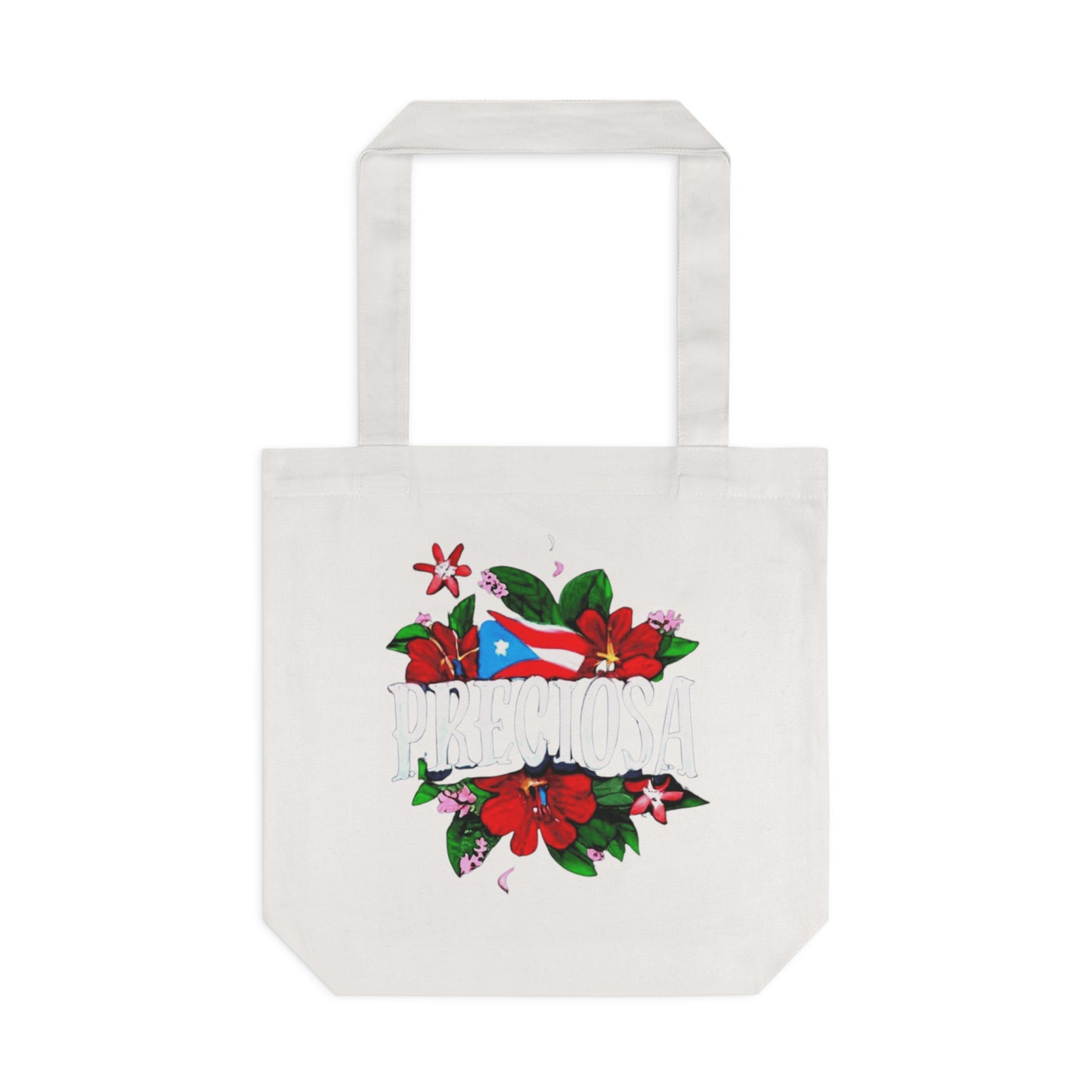 Proud Puerto Rican Cotton Tote Bag | Eco-Friendly Shopping Bag, Festival Accessory, Gifts for Her, Beach Bag, Summer Essentials