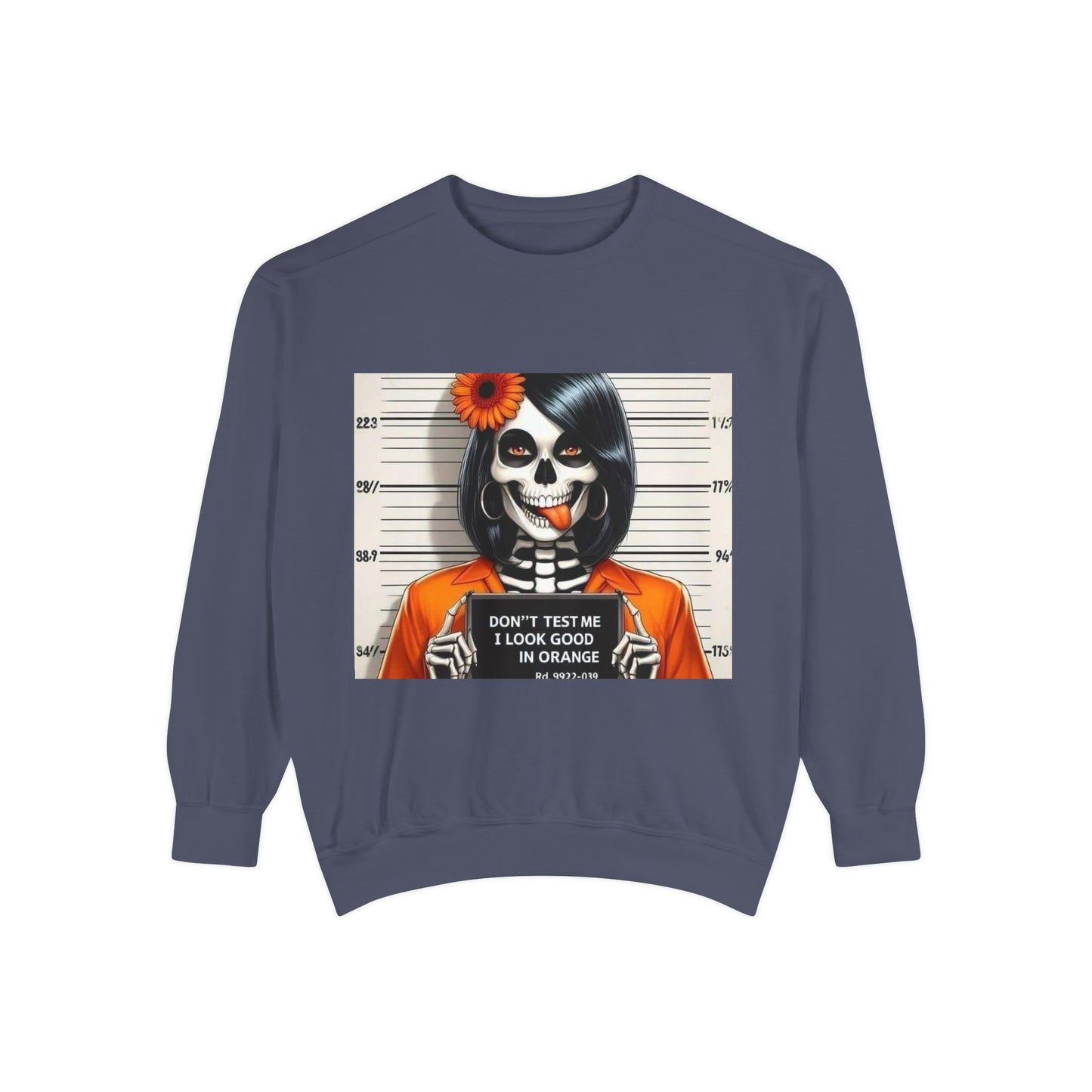 “Too Cool to Be Cold” Funny Sweater Unisex Skull Sweatshirt with Quote | Cozy Halloween Fashion, Gift for Fall Celebrations,