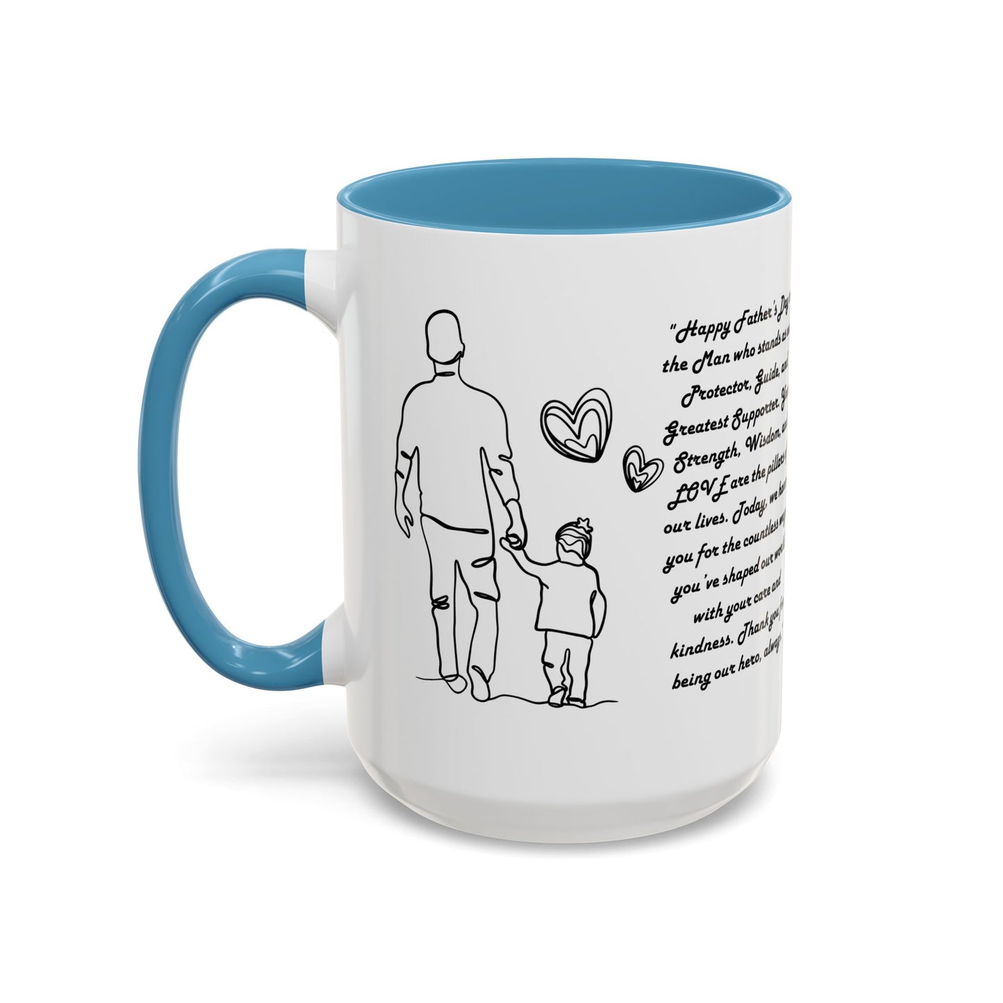 Fathers Day Mug Gift for Dad Funny Fathers Mug Accent Coffee Mug (11, 15oz)
