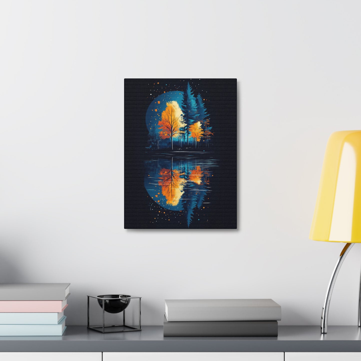 Vibrant Autumn Landscape Canvas Art | Fall Decor | Nature Wall Art | Home Decor | Gift for Nature Lovers