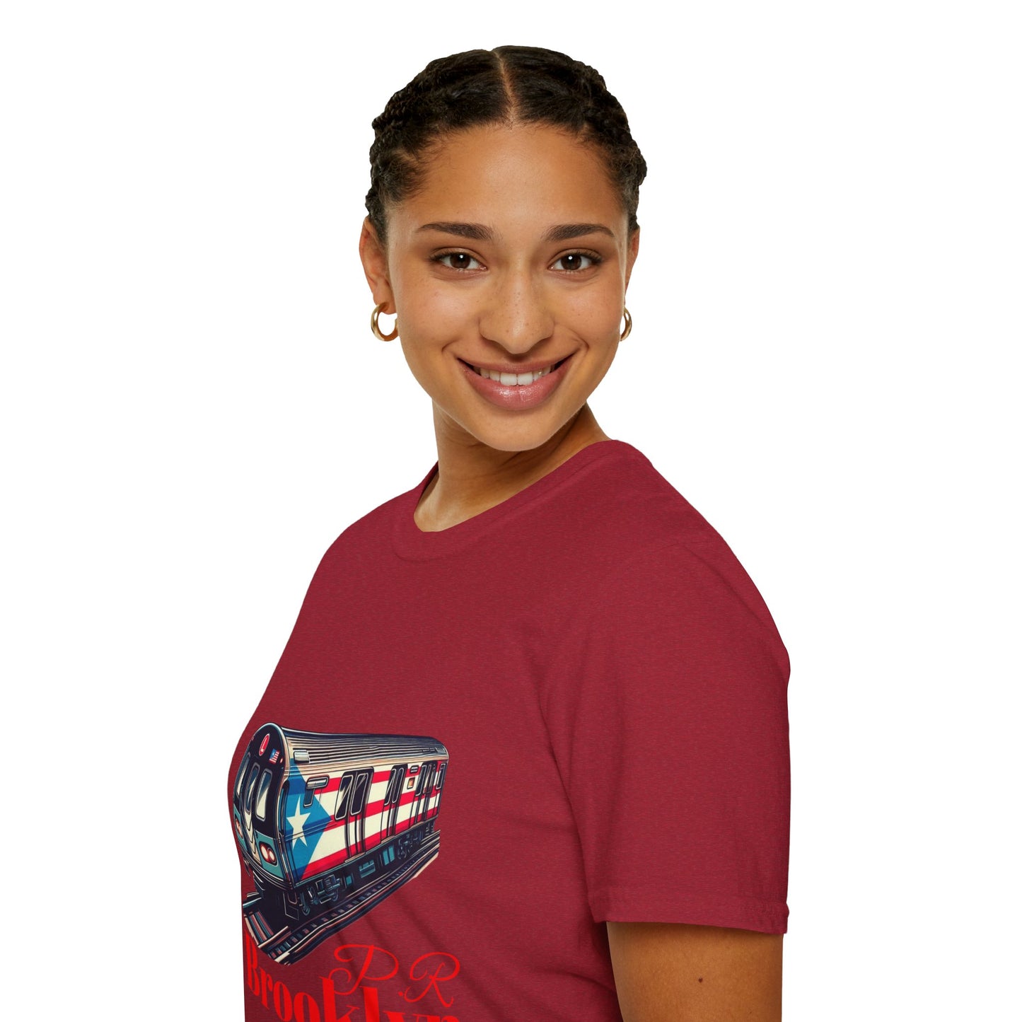 New Yorican and Proud Where Boricua Meets Brooklyn PR Train T-Shirt, Unisex Graphic Tee, Travel Shirt, Gift for NYC Lovers,