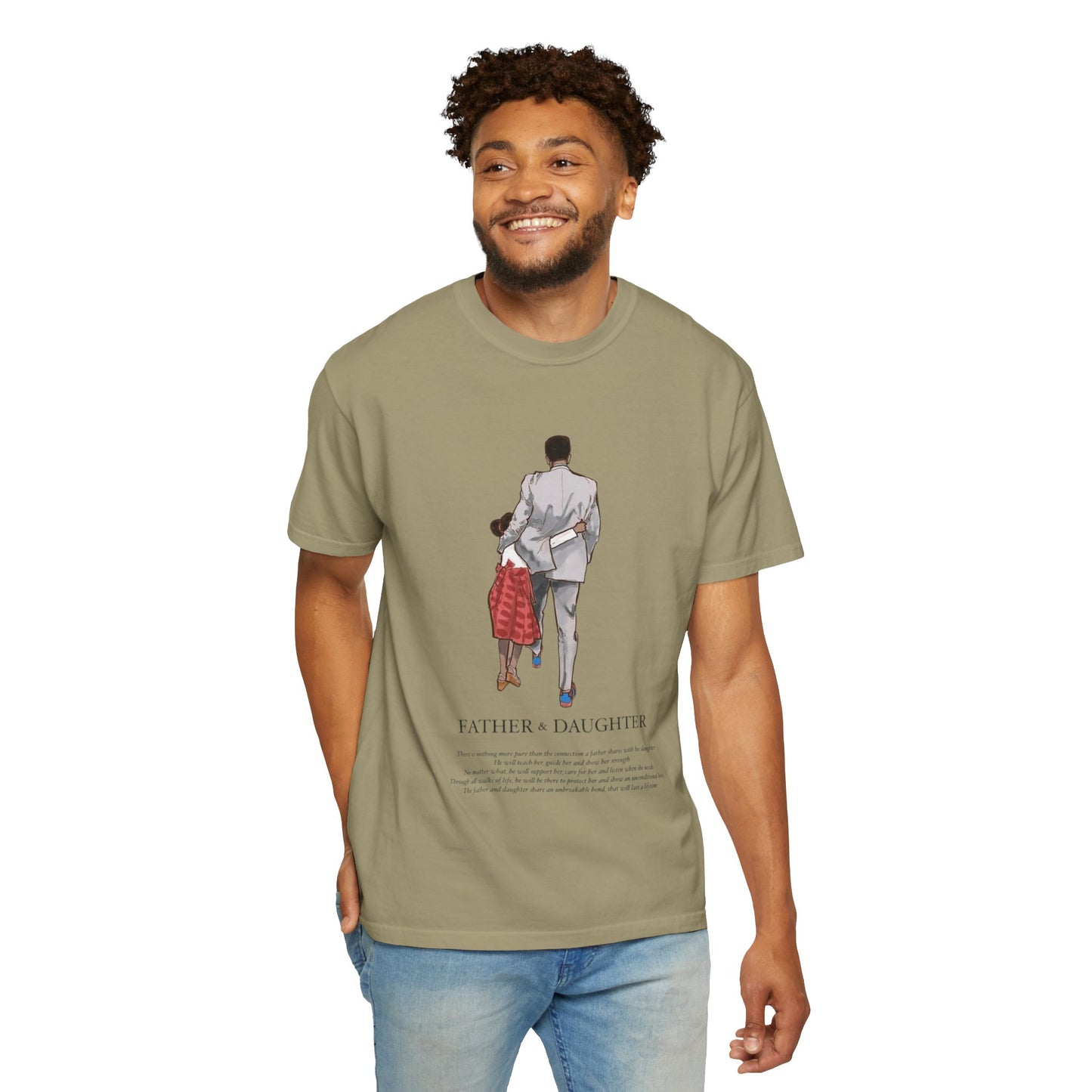 Father & Daughter Unisex T-Shirt, Heartwarming Gift for Dad, Perfect for Father's Day, Family Bonding, Casual Wear