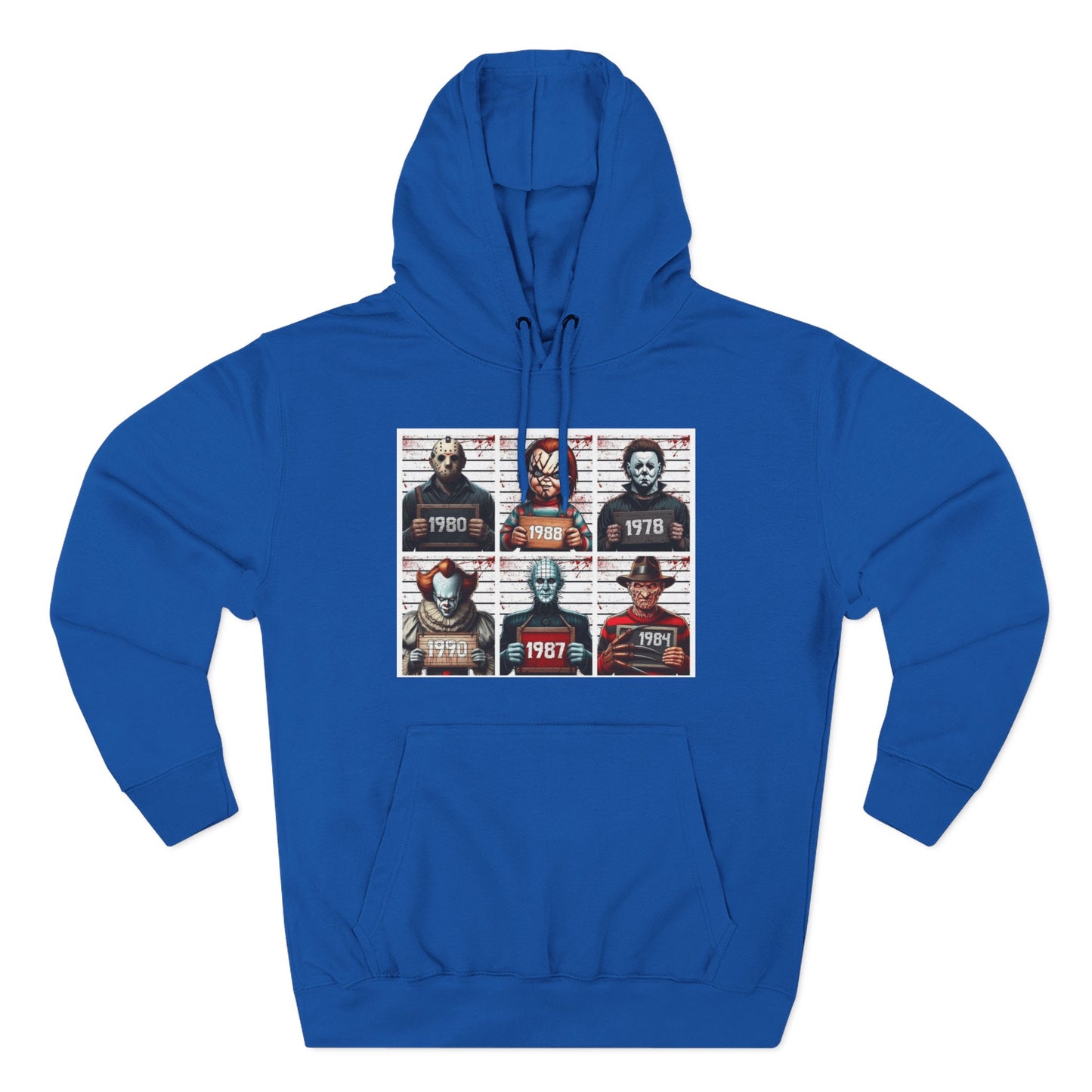 Spooky Vibes Only Halloween Sweater Retro Horror Movie Three-Panel Fleece Hoodie, Halloween Gift, Cozy Sweatshirt, Movie Lover Apparel, Vintage Movie Merchandise