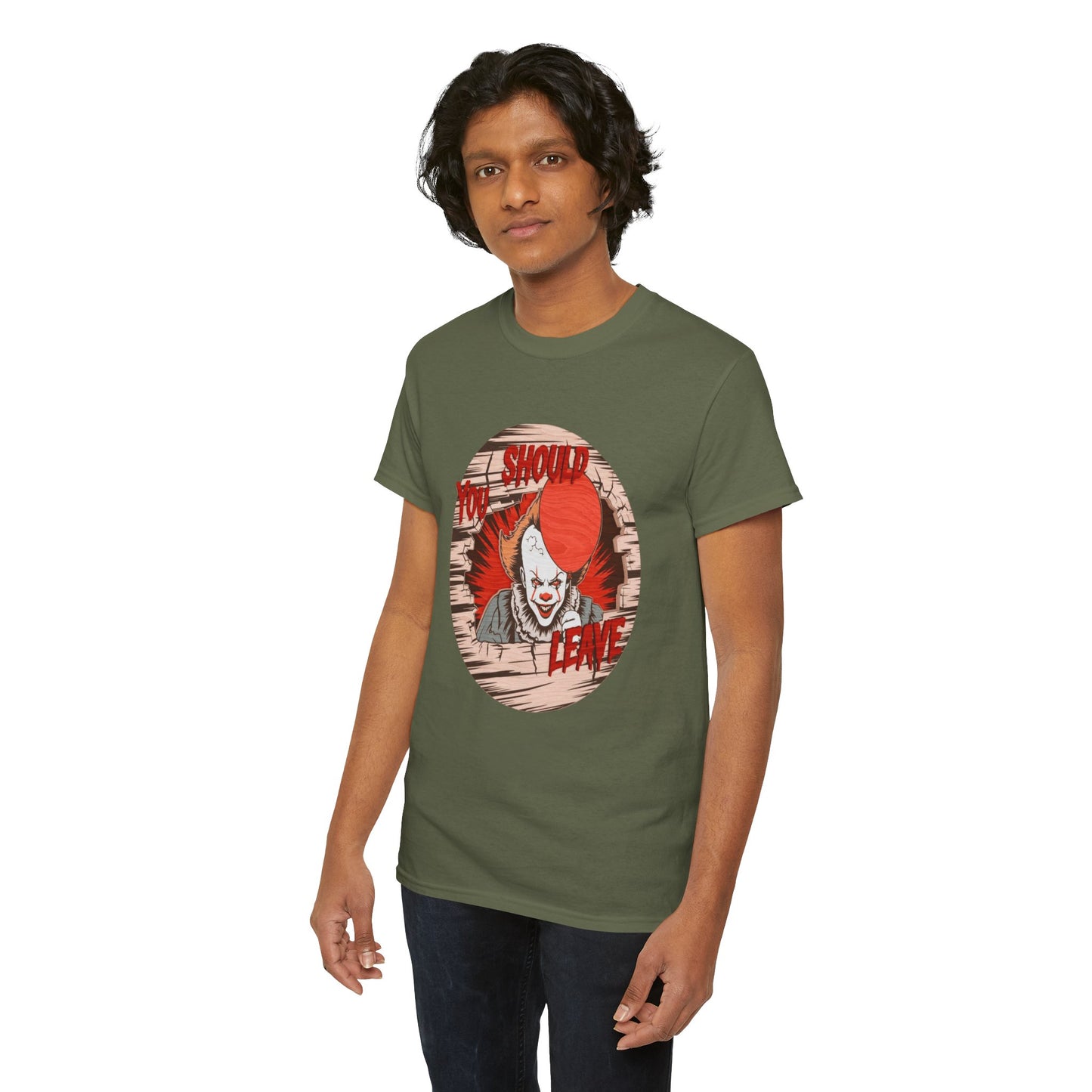 Horror Graphic Tee, Halloween Costume Shirt, Unisex Creepy Cotton Tee, Funny Horror T-Shirt, Retro Scary Outfit