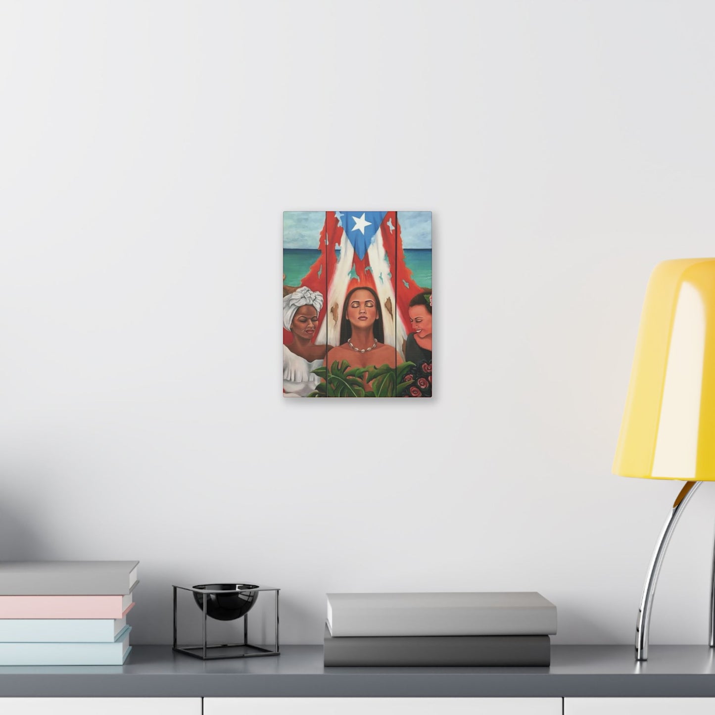 Capturing the Heart and Soul of Puerto Rican Art, Ethnic Canvas Print, Gift for Art Lovers, Beach-Themed Artwork