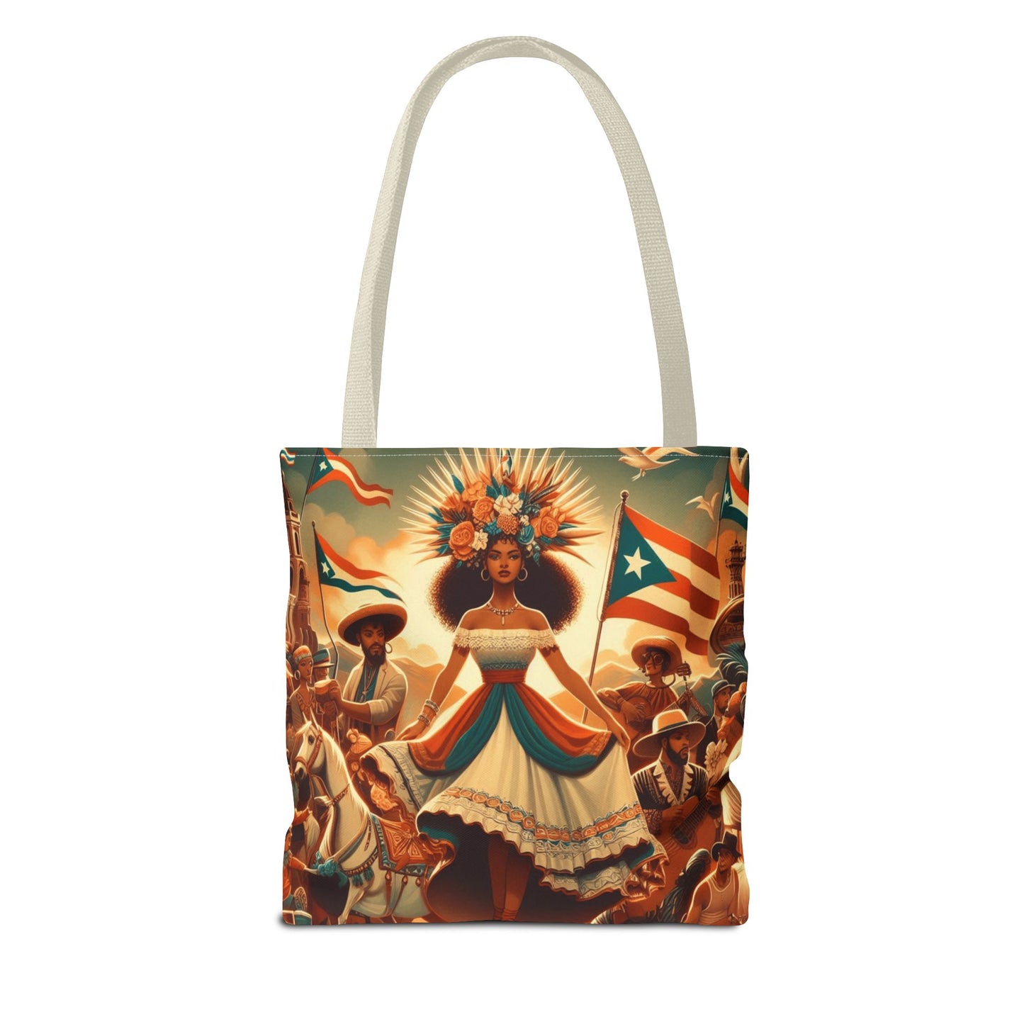 Puerto Rico Design Tote Bags Tote Bag (AOP)