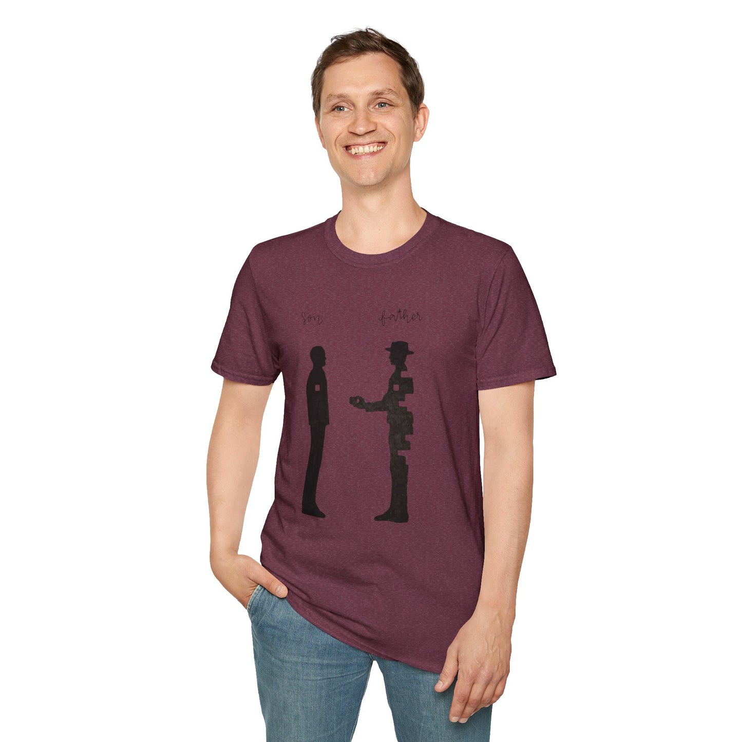 Father and Son Connection TShirt Family Gift Dad Shirt Unisex Tee Meaningful Apparel Fathers Day Family Bonding