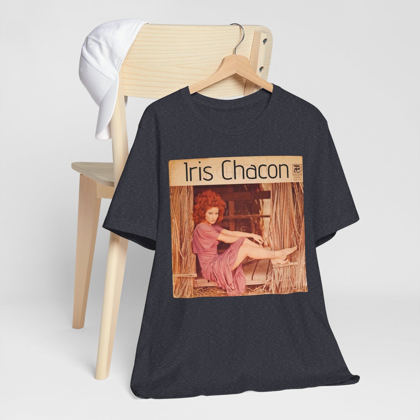 Retro Iris Chacon Unisex Tee, Vintage Music Shirt, Bohemian T-Shirt, Gift for Her, 90s Style Top
