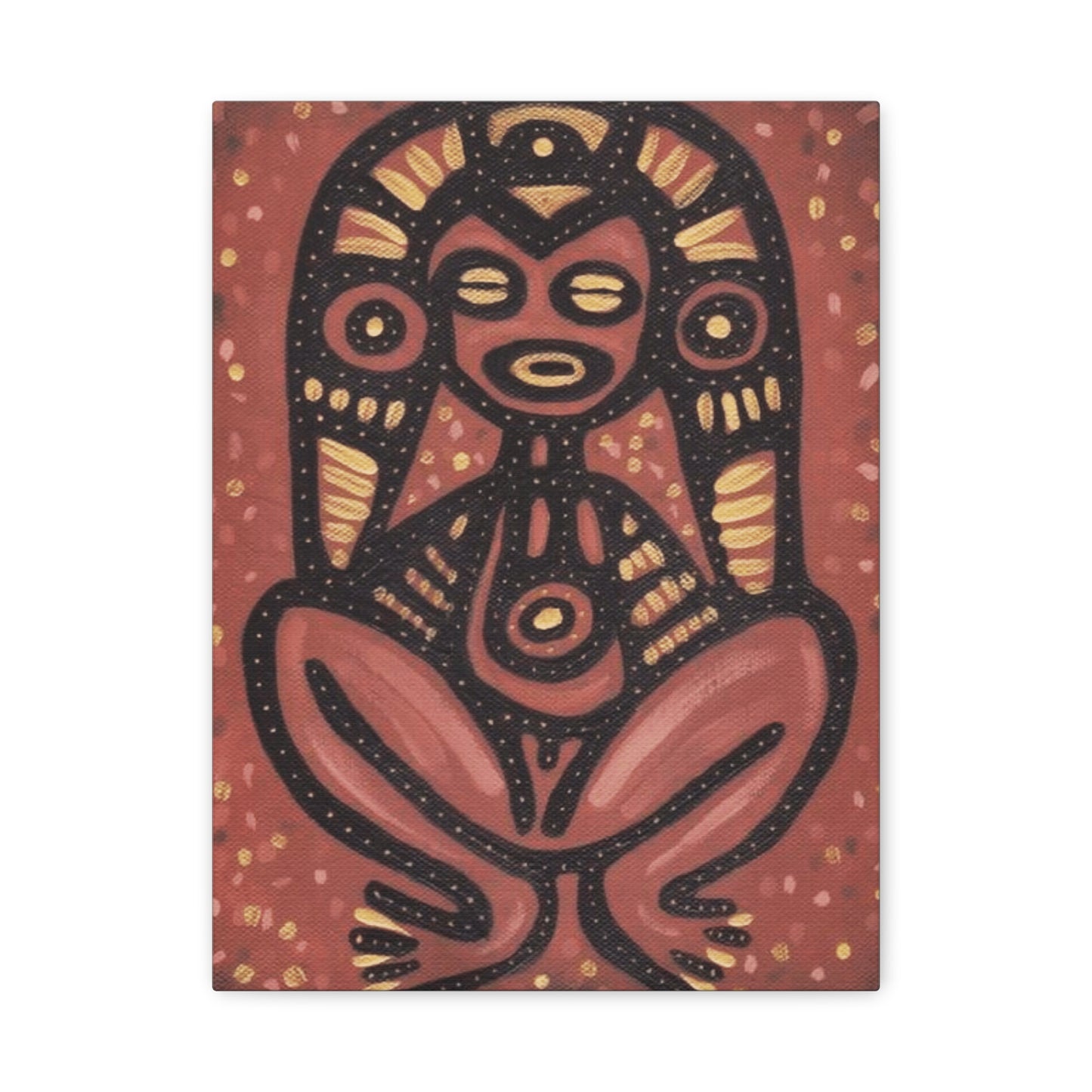 PUERTO RICO Culture Indians Inspired Print, Modern Tribal Artwork