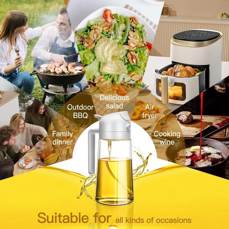 plastic oil spray bottle for cooking and grilling
eco-friendly refillable kitchen oil sprayer for olive oil
2-in-1 oil and vinegar spray bottle for barbecue use
