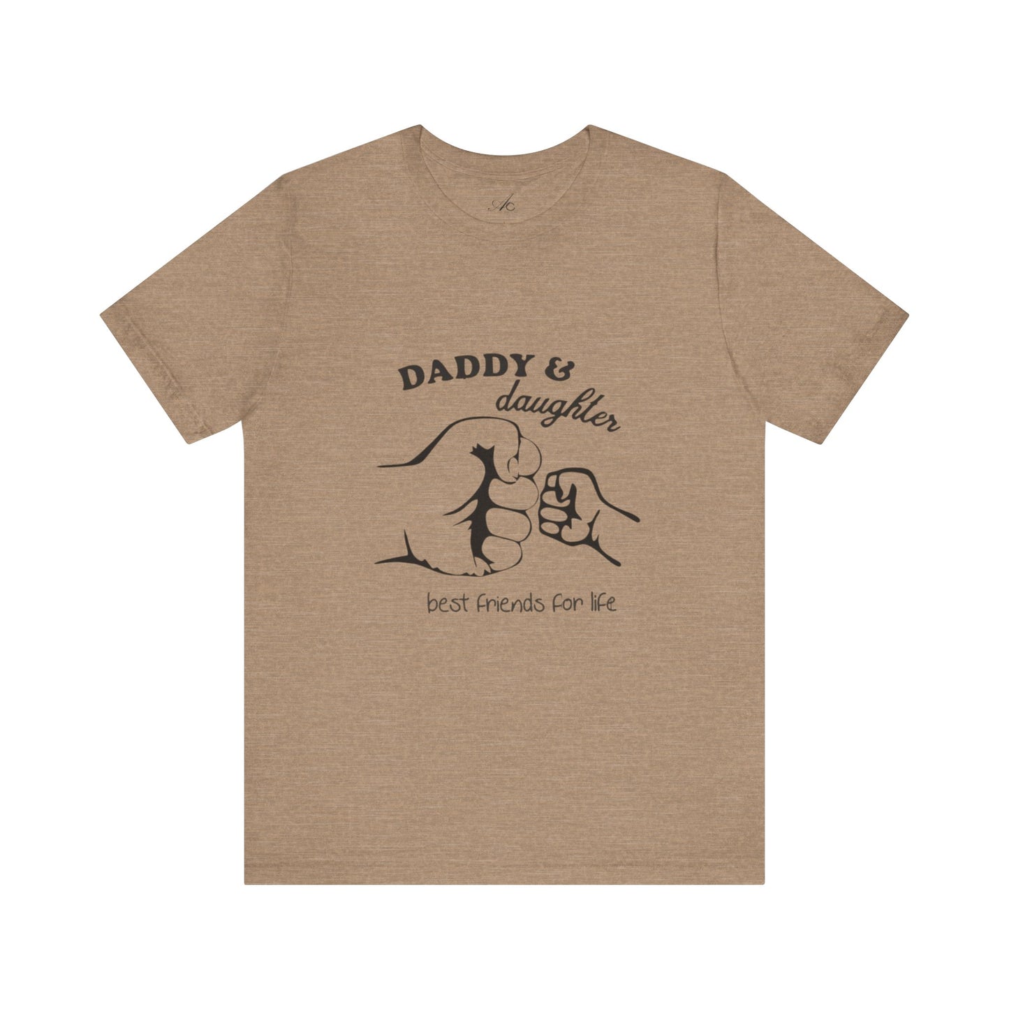 Daddy Daughter Best Friends Unisex Tee Fathers Day Gift, Family Matching Shirts, Kids & Dad Tee, Cute Parenting Apparel