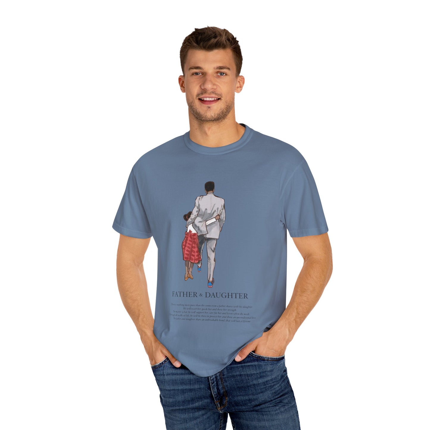 Father & Daughter Unisex T-Shirt, Heartwarming Gift for Dad, Perfect for Father's Day, Family Bonding, Casual Wear