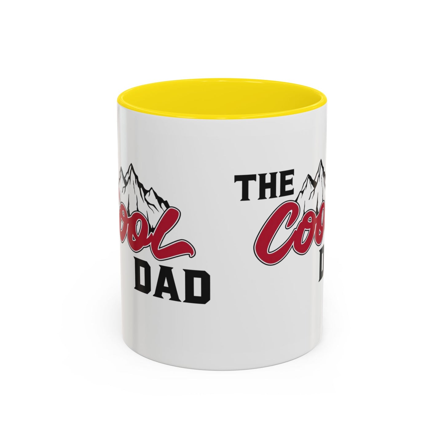 Cool Dad Mountain Accent Coffee Mug – Father’s Day Gift, Birthday Mug, Adventure-Themed Cup (11oz)