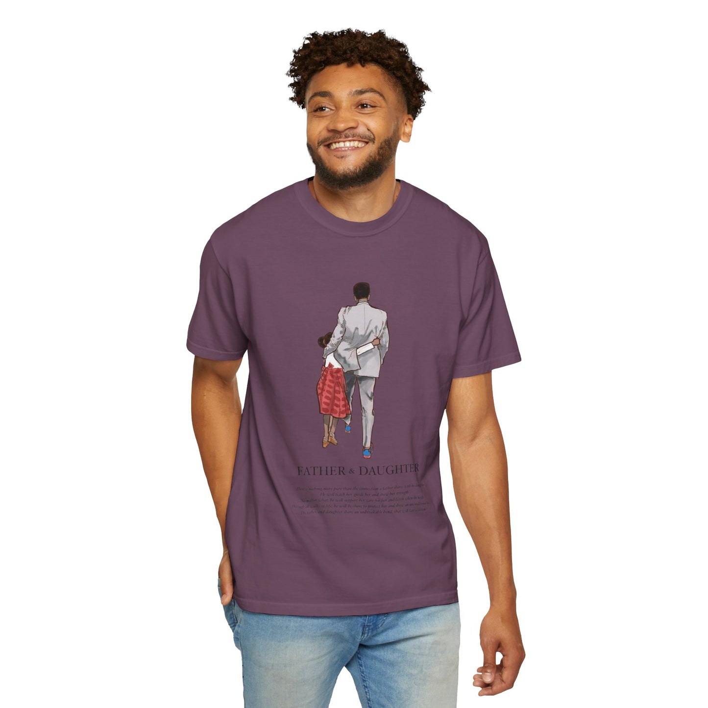 Father & Daughter Unisex T-Shirt, Heartwarming Gift for Dad, Perfect for Father's Day, Family Bonding, Casual Wear