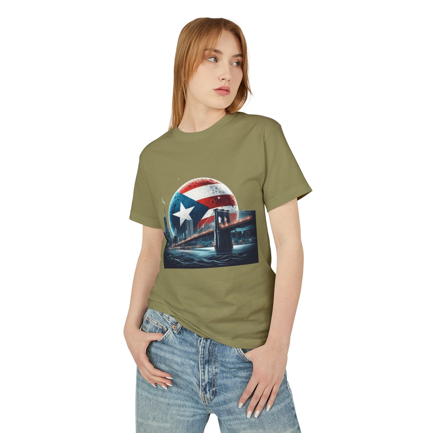 Puerto Rican Pride Heavyweight Cotton Tee, Unisex Vintage Shirt, Casual Wear, Gift for Him/Her, Summer Style, Travel Tee