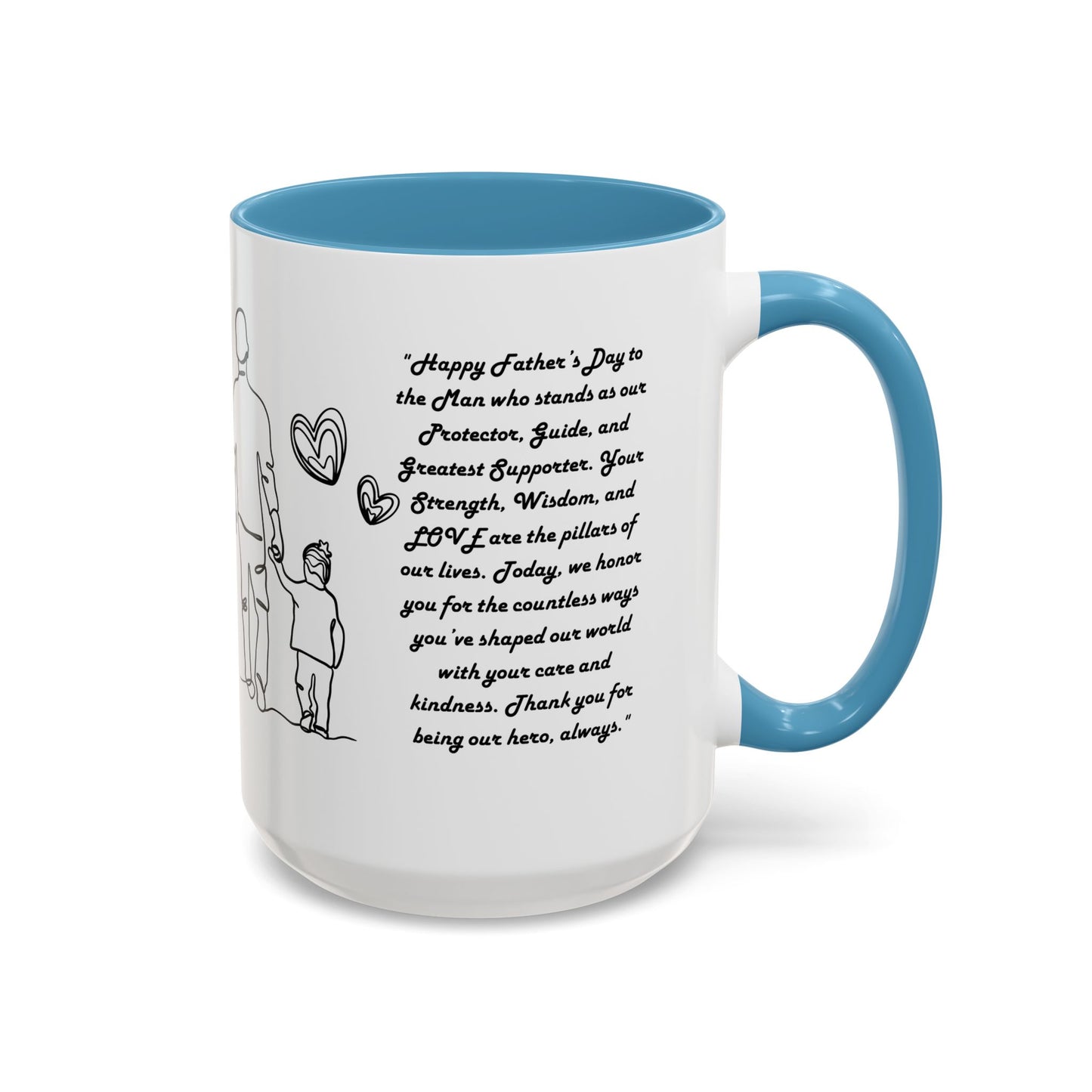 Fathers Day Mug Gift for Dad Funny Fathers Mug Accent Coffee Mug (11, 15oz)