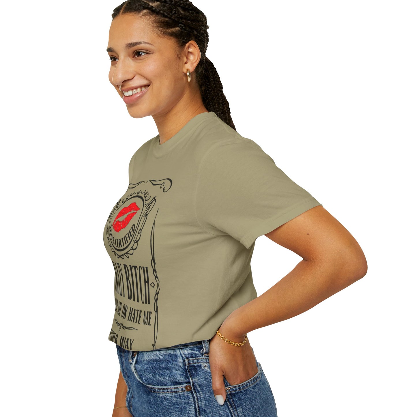 Sarcasm in Style – Funny Graphic Tee" Crazy Bitch Unisex T-Shirt | Fun Casual Wear, Gift for Friends, Birthday Humor Tee, Playful Statement Shirt,